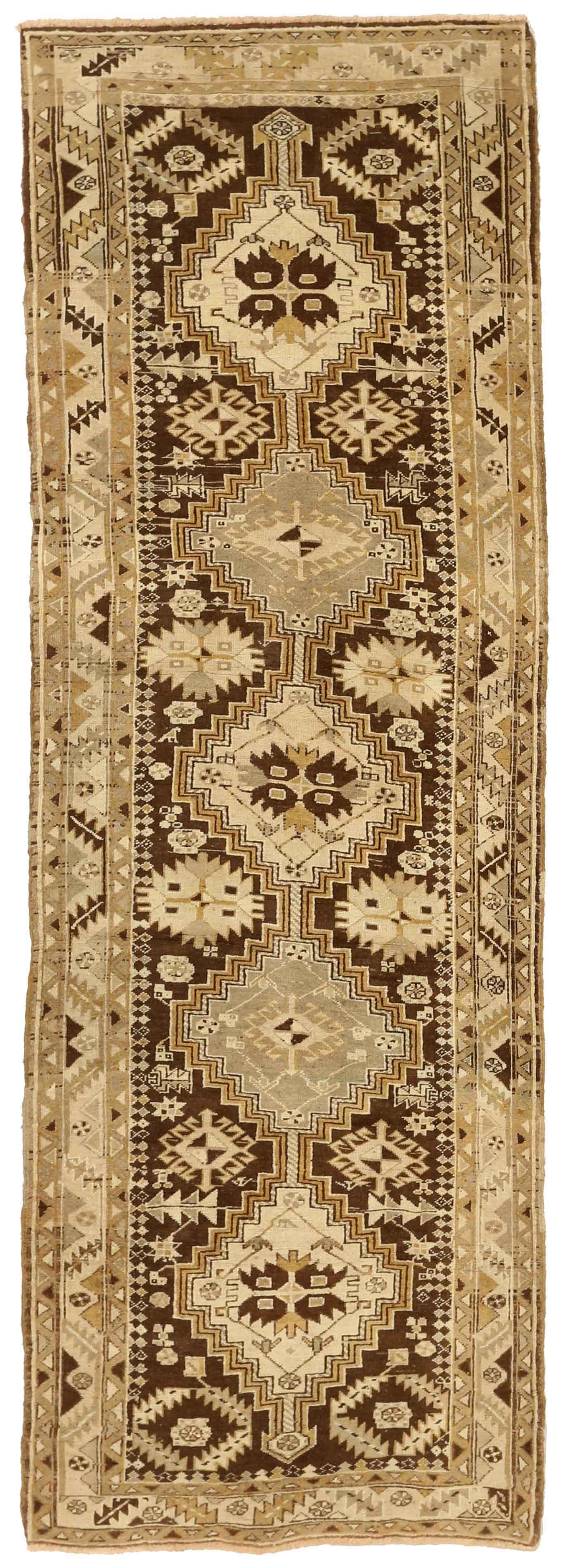 Thumbnail 9 for Antique Persian Heriz Traditional Rug 75824