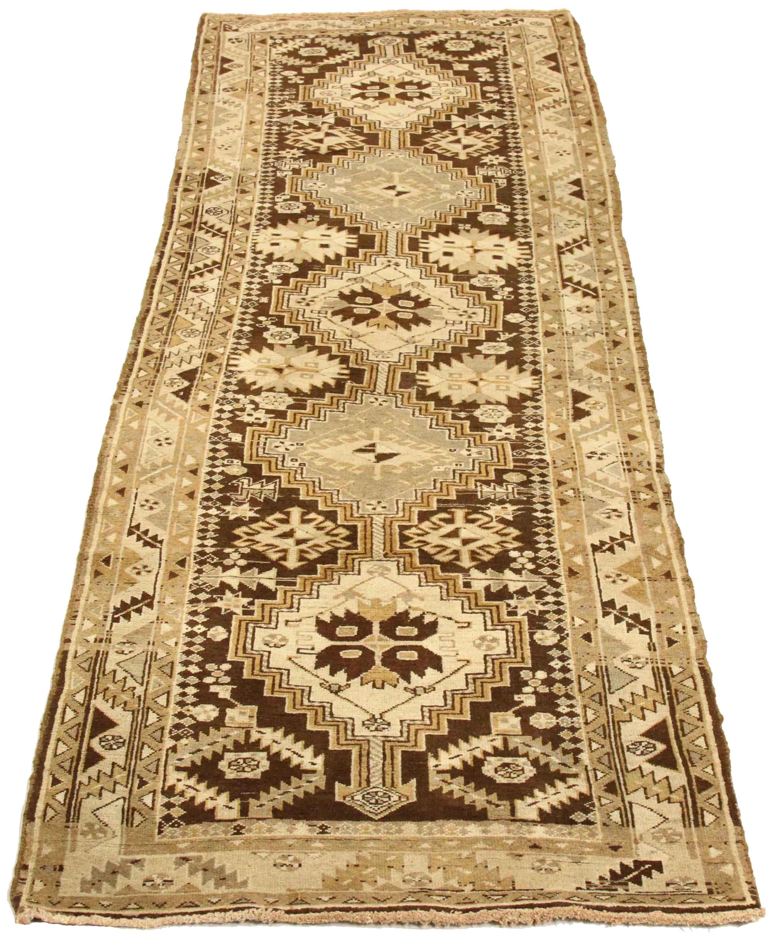 Thumbnail 8 for Antique Persian Heriz Traditional Rug 75824