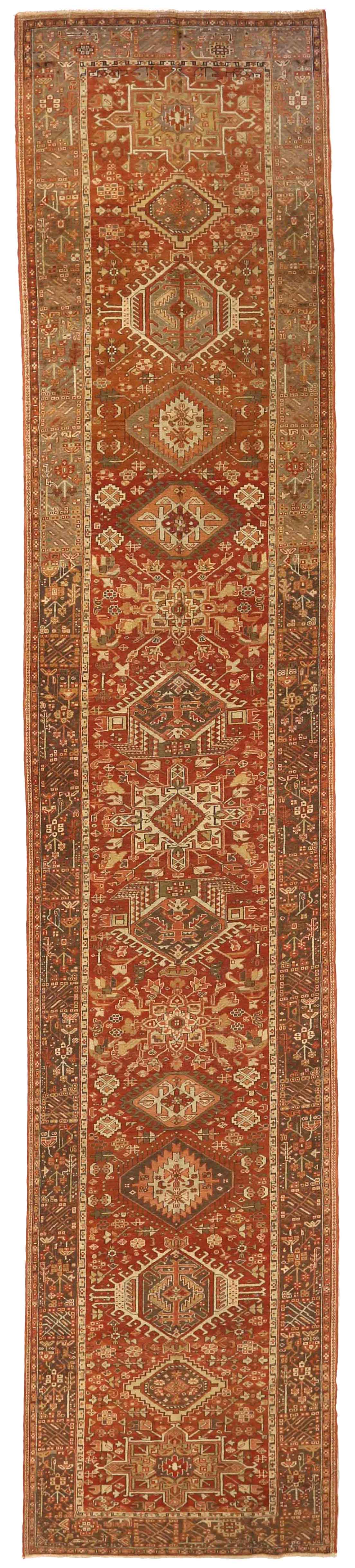 Thumbnail 6 for Antique Persian Gharajeh Traditional Rug 75825