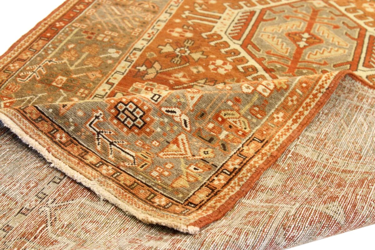 Thumbnail 11 for Antique Persian Gharajeh Traditional Rug 75825