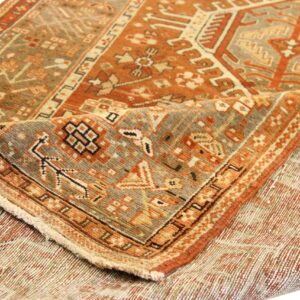 Thumbnail 15 for Antique Persian Gharajeh Traditional Rug 75825