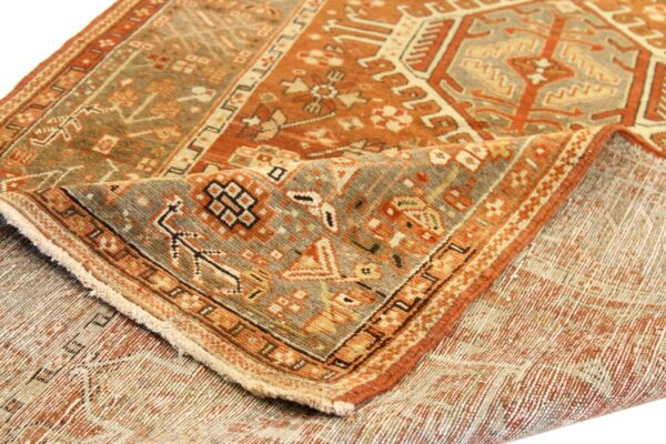 Thumbnail 13 for Antique Persian Gharajeh Traditional Rug 75825