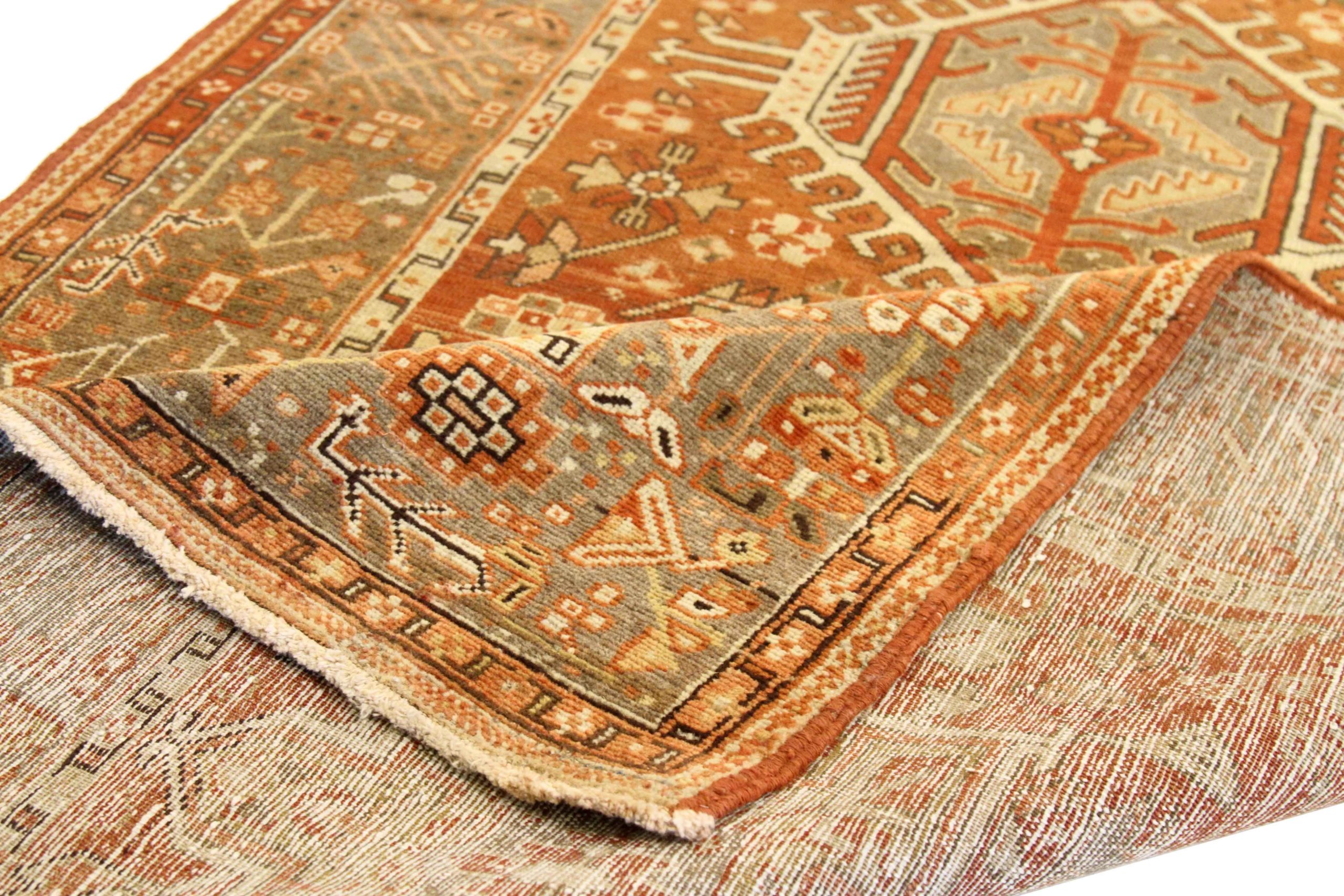Thumbnail 3 for Antique Persian Gharajeh Traditional Rug 75825
