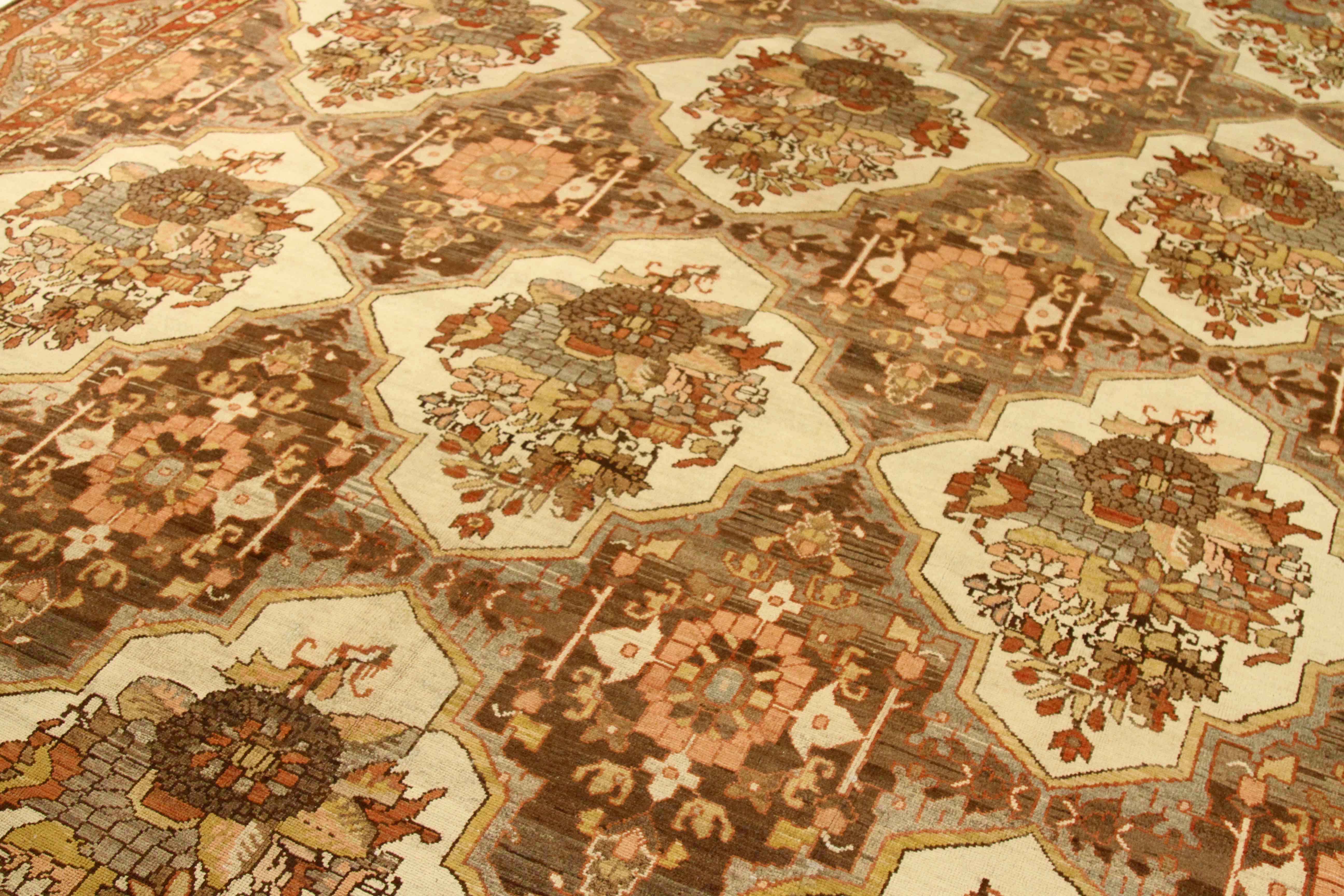 Thumbnail 7 for Antique Persian Bakhtiar Traditional Rug 75858