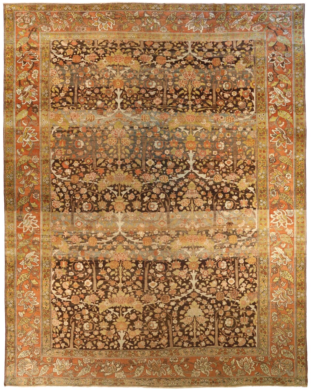 Thumbnail 13 for Antique Persian Bakhtiar Traditional Rug 75859