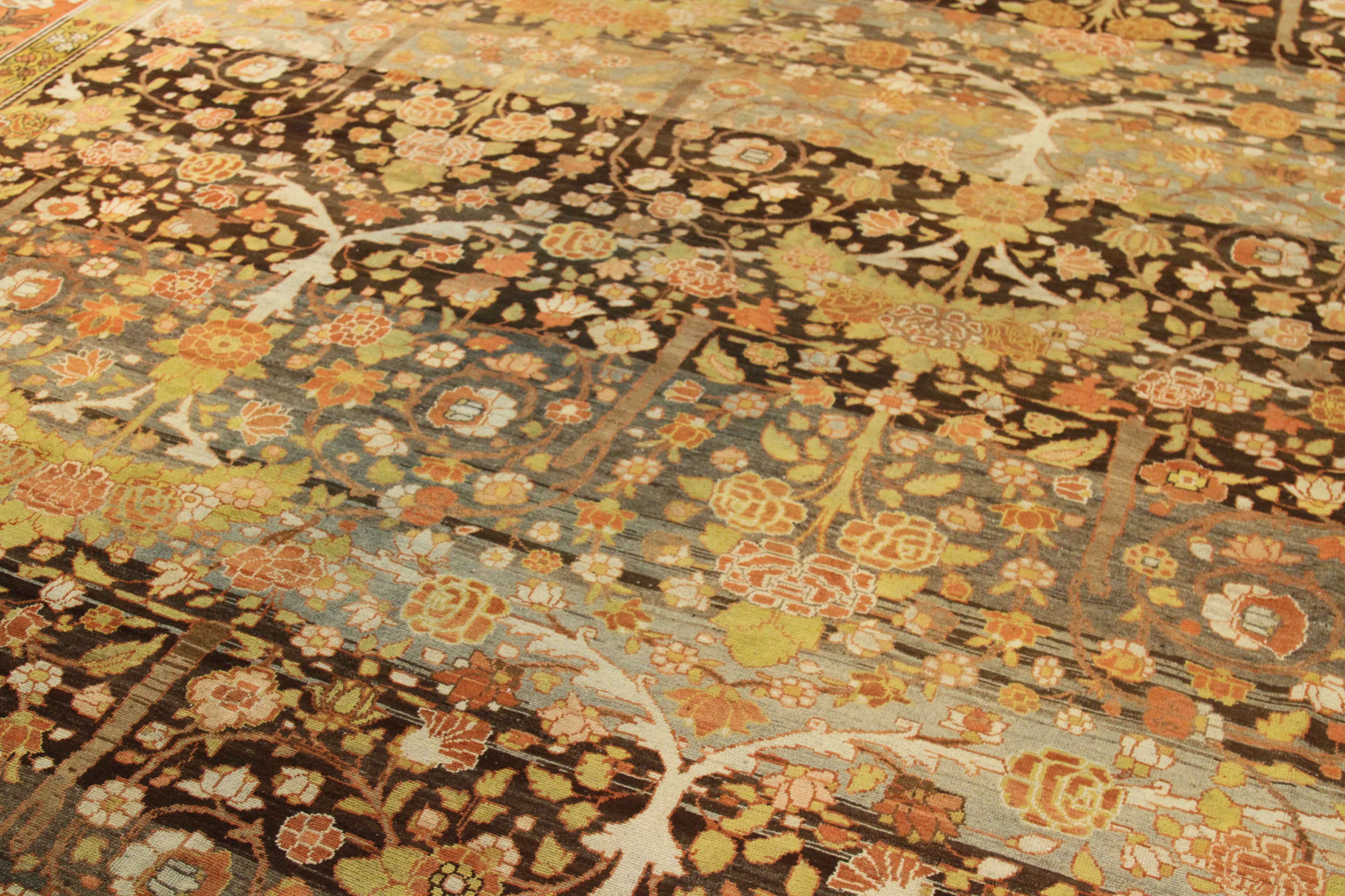 Thumbnail 8 for Antique Persian Bakhtiar Traditional Rug 75859