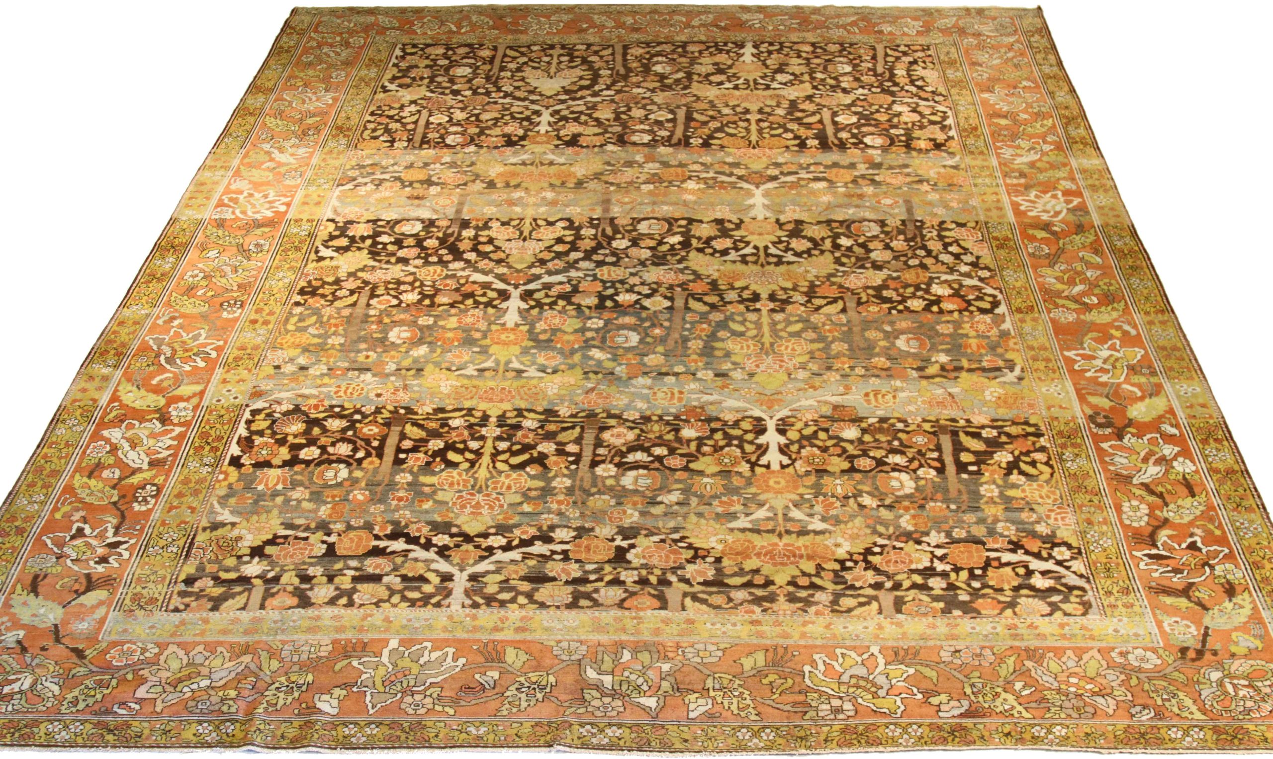 Thumbnail 11 for Antique Persian Bakhtiar Traditional Rug 75859