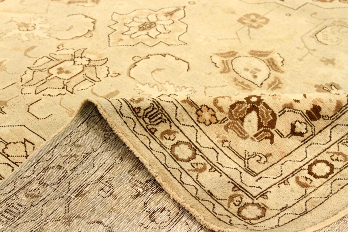 Thumbnail 15 for Antique Persian Tabriz Traditional Rug 75860