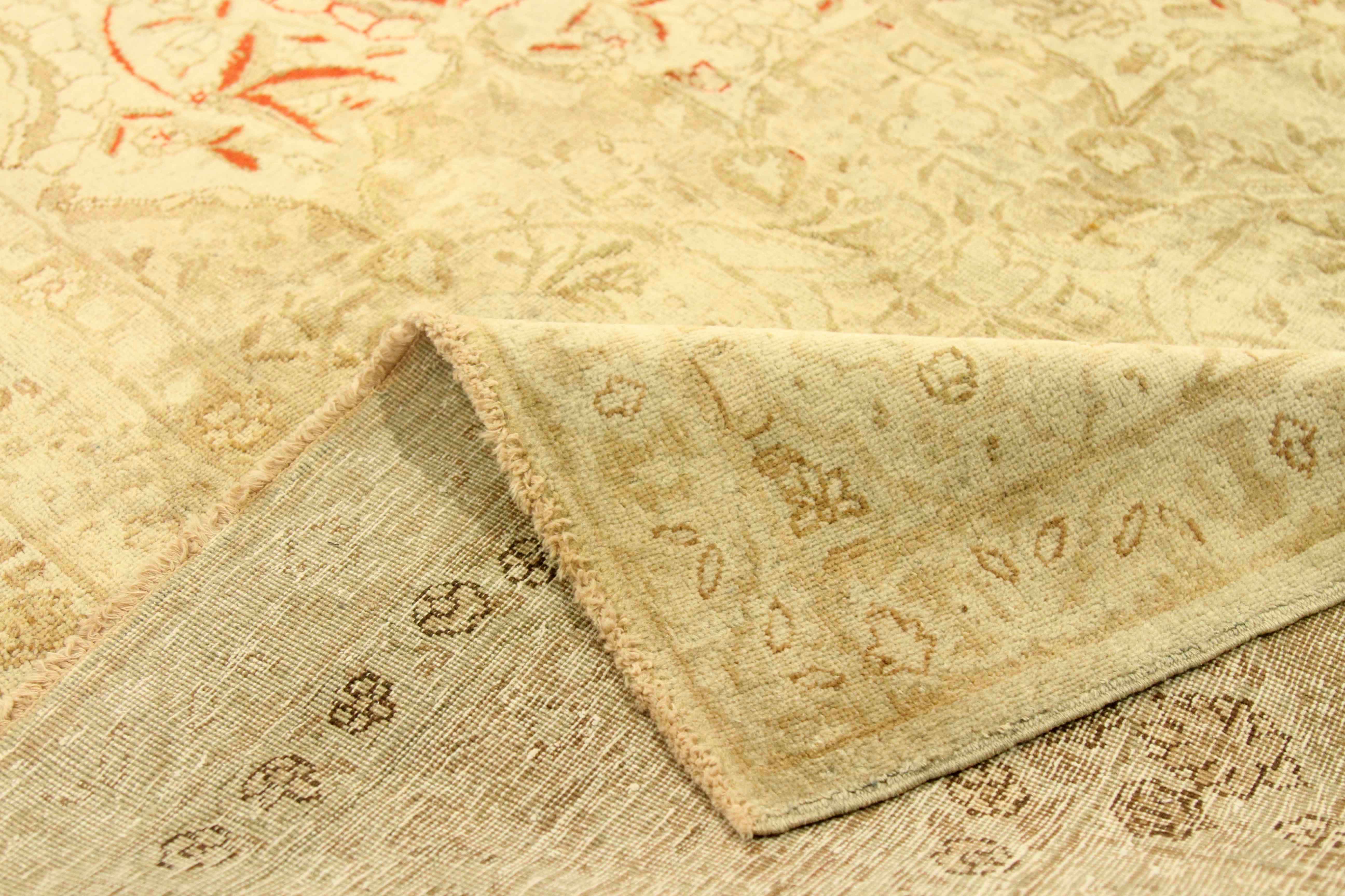 Thumbnail 11 for Antique Persian Tabriz Transitional Rug 75863