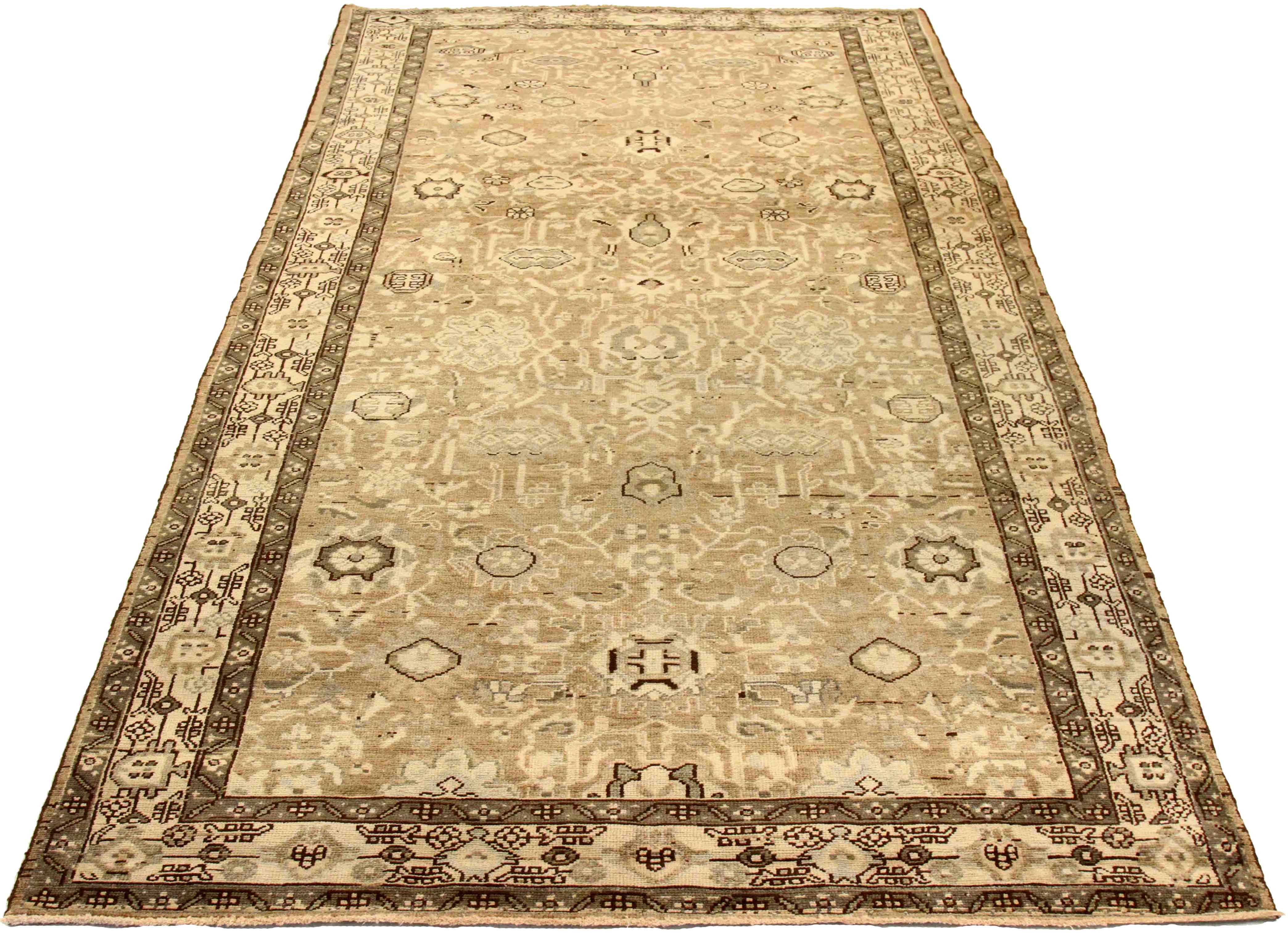 Thumbnail 3 for Antique Persian Malayer Traditional Rug 75864