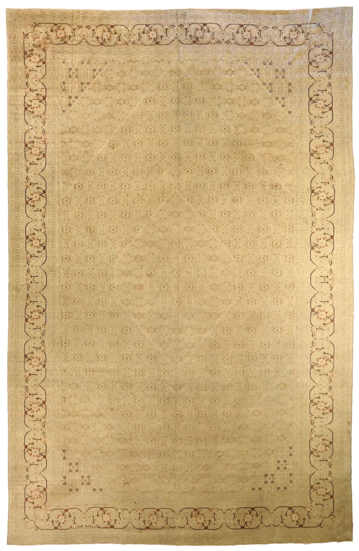 Thumbnail 13 for Antique Persian Tabriz Traditional Rug 75849