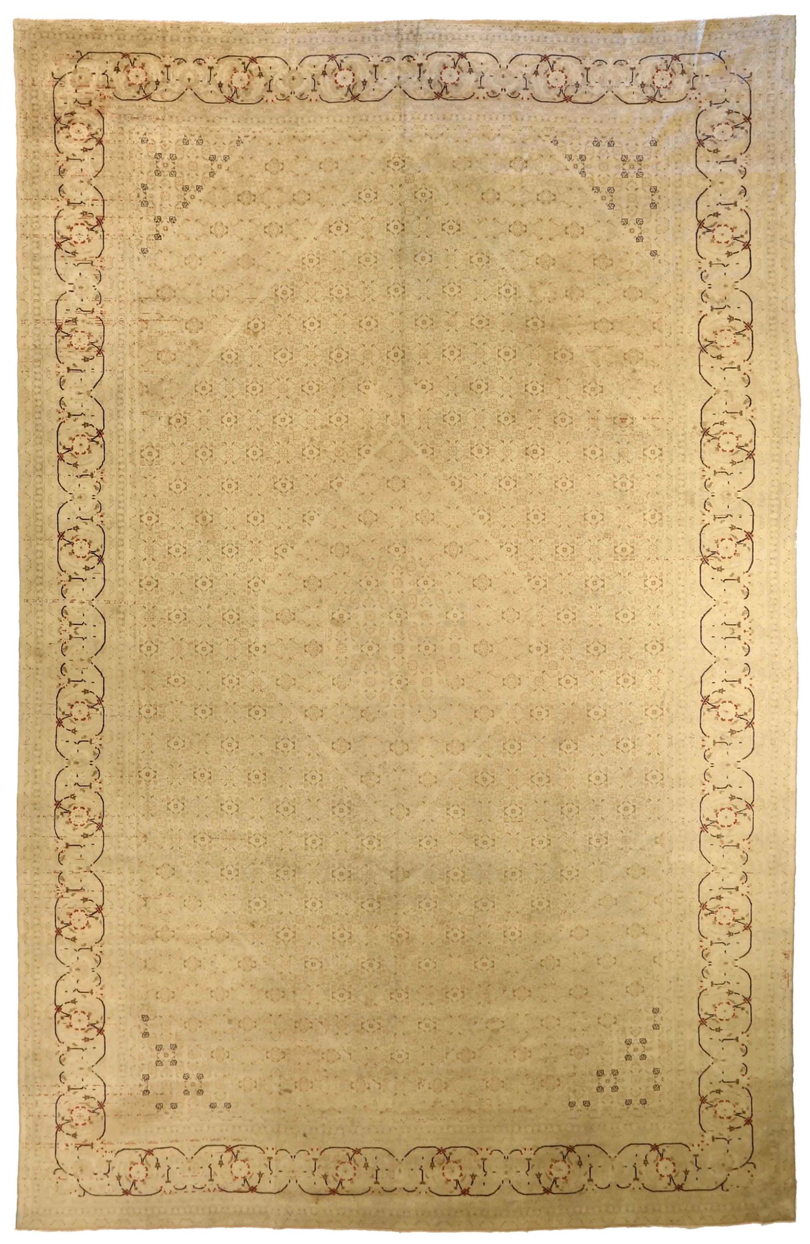 Thumbnail 7 for Antique Persian Tabriz Traditional Rug 75849