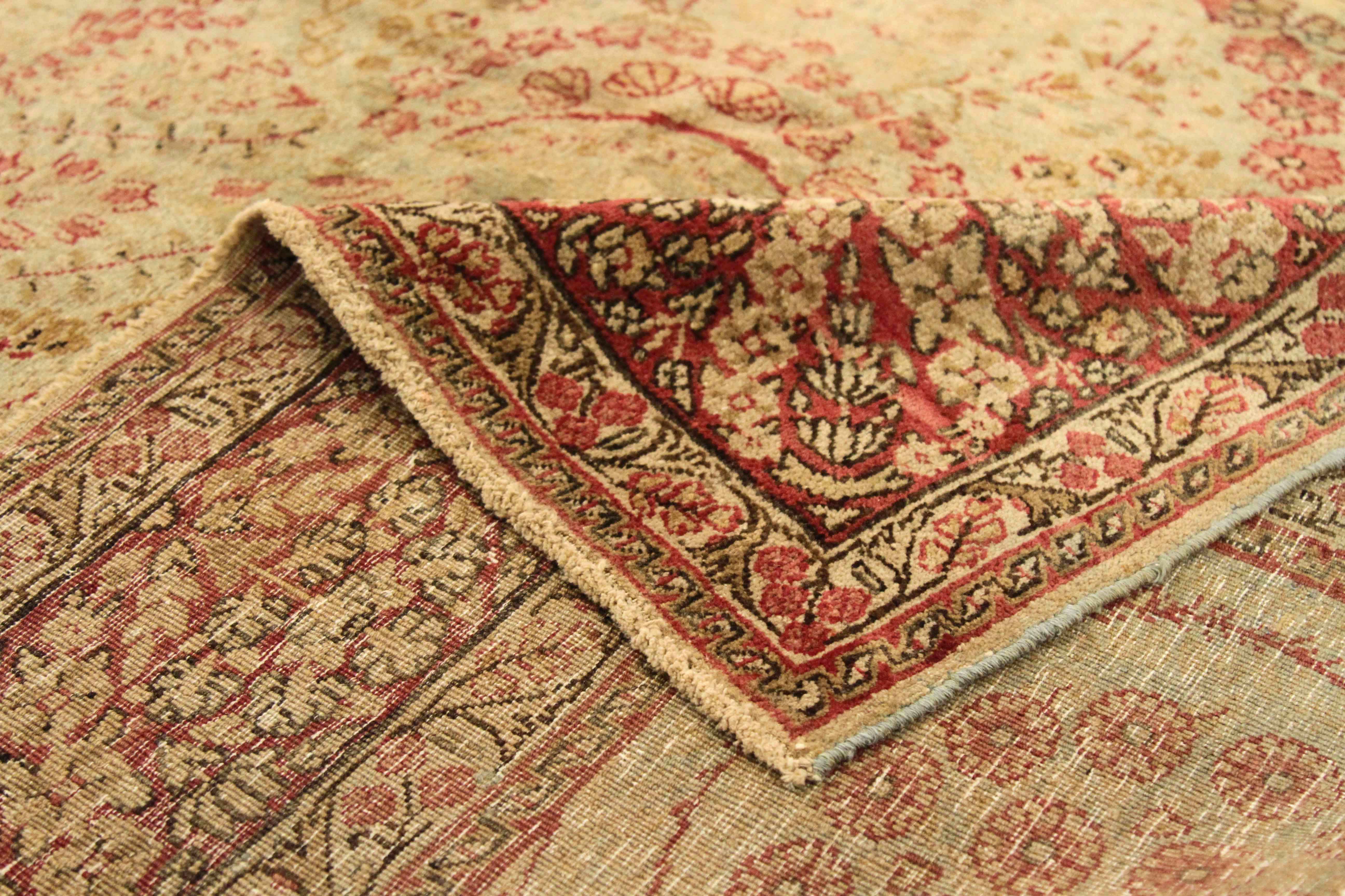 Thumbnail 2 for Antique Persian Kerman Traditional Rug 75853