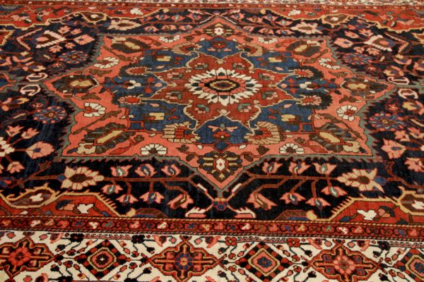 Thumbnail 4 for Antique Persian Bakhtiar Traditional Rug 72318