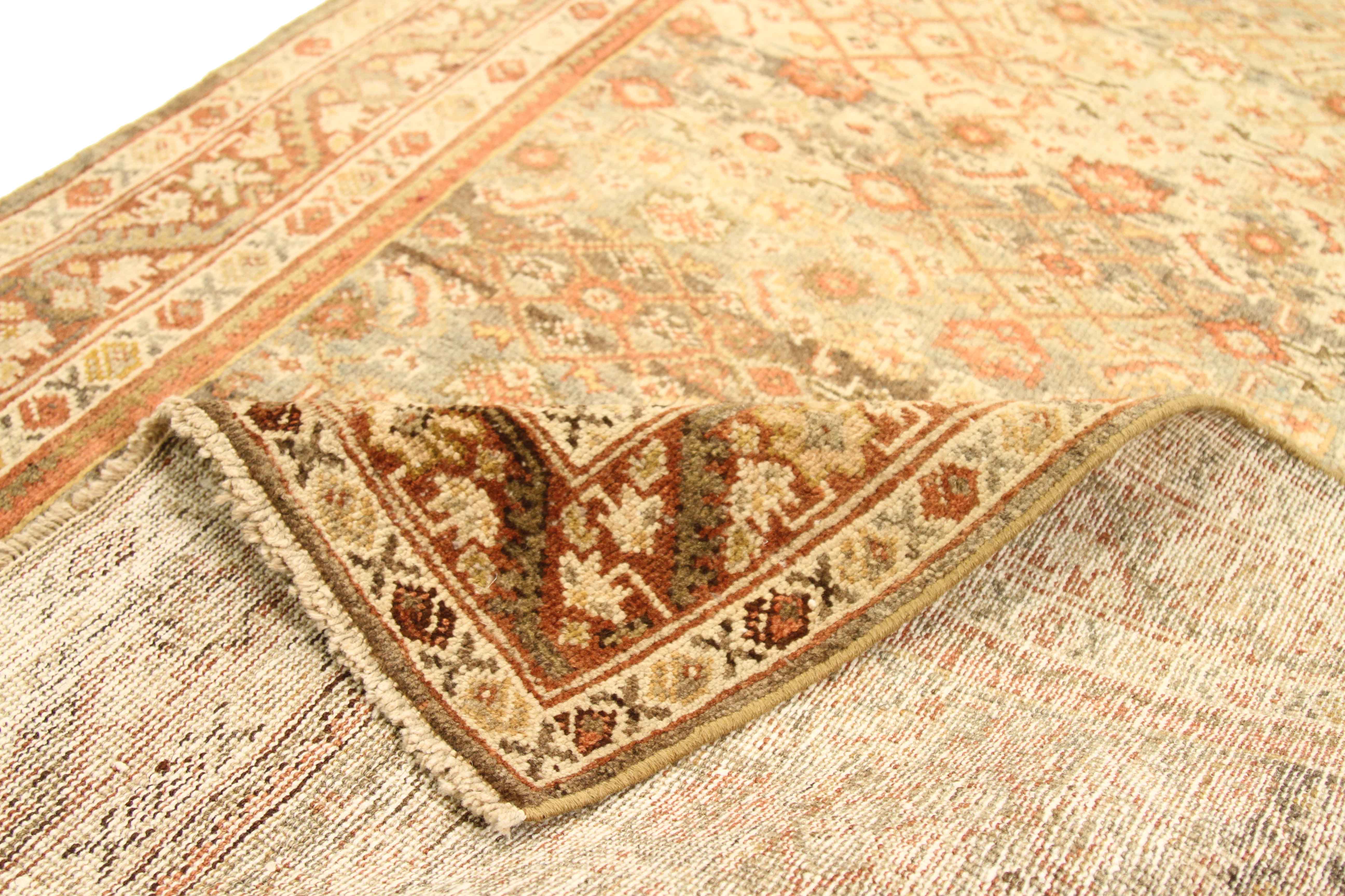 Thumbnail 2 for Antique Persian Mahal Transitional Rug 52133
