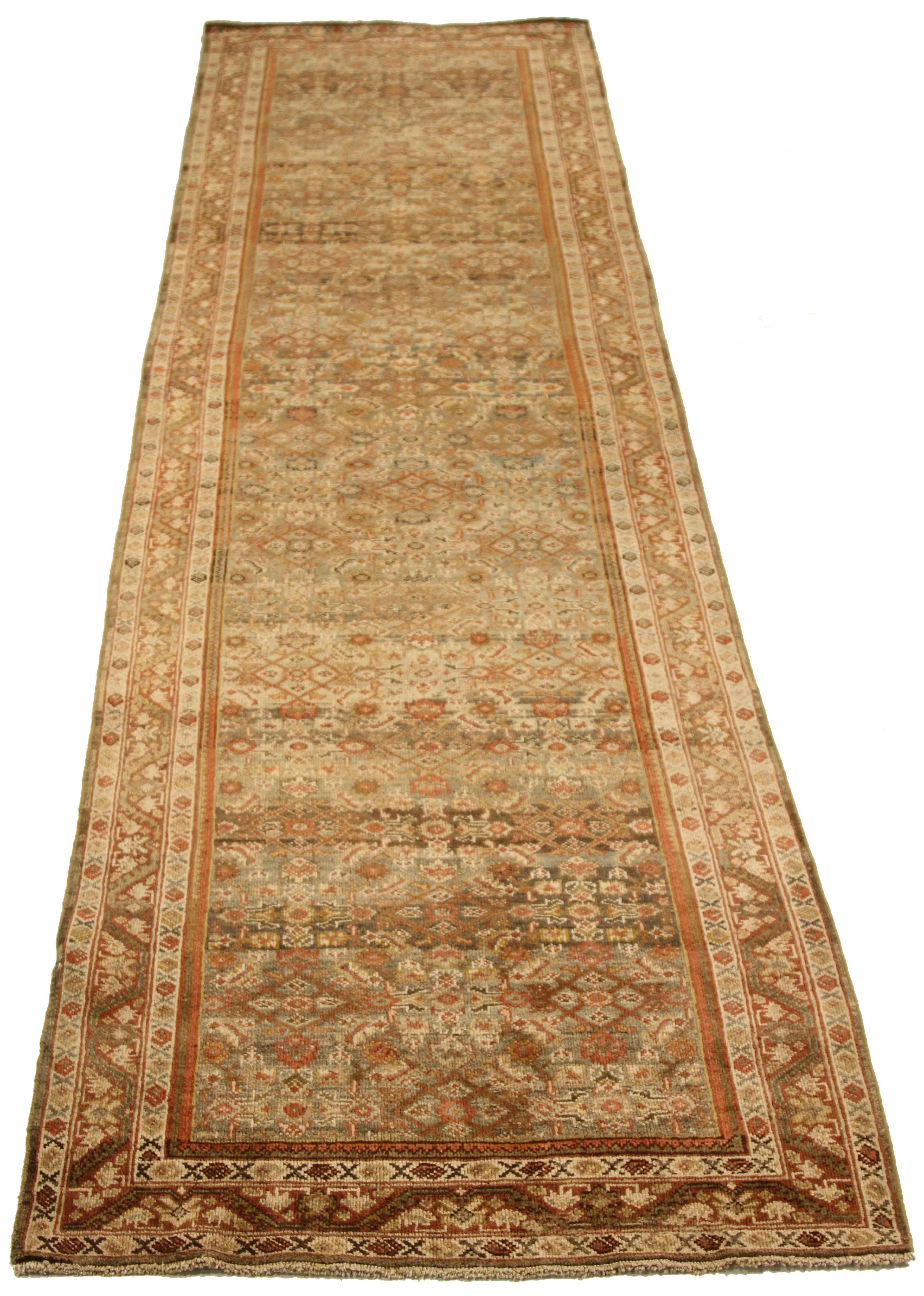 Thumbnail 7 for Antique Persian Mahal Transitional Rug 52133