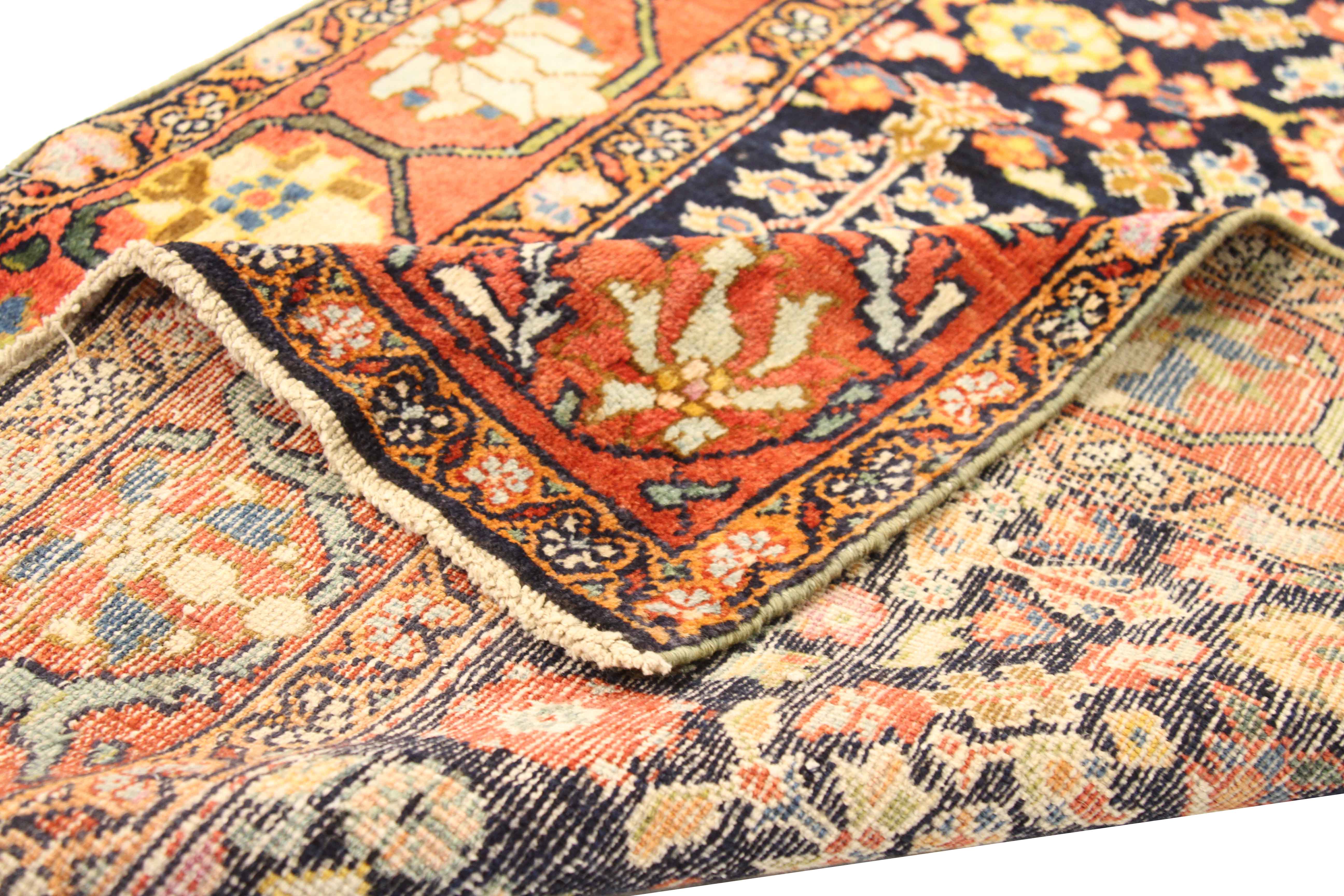 Thumbnail 2 for Antique Persian Farahan Traditional Rug 52115