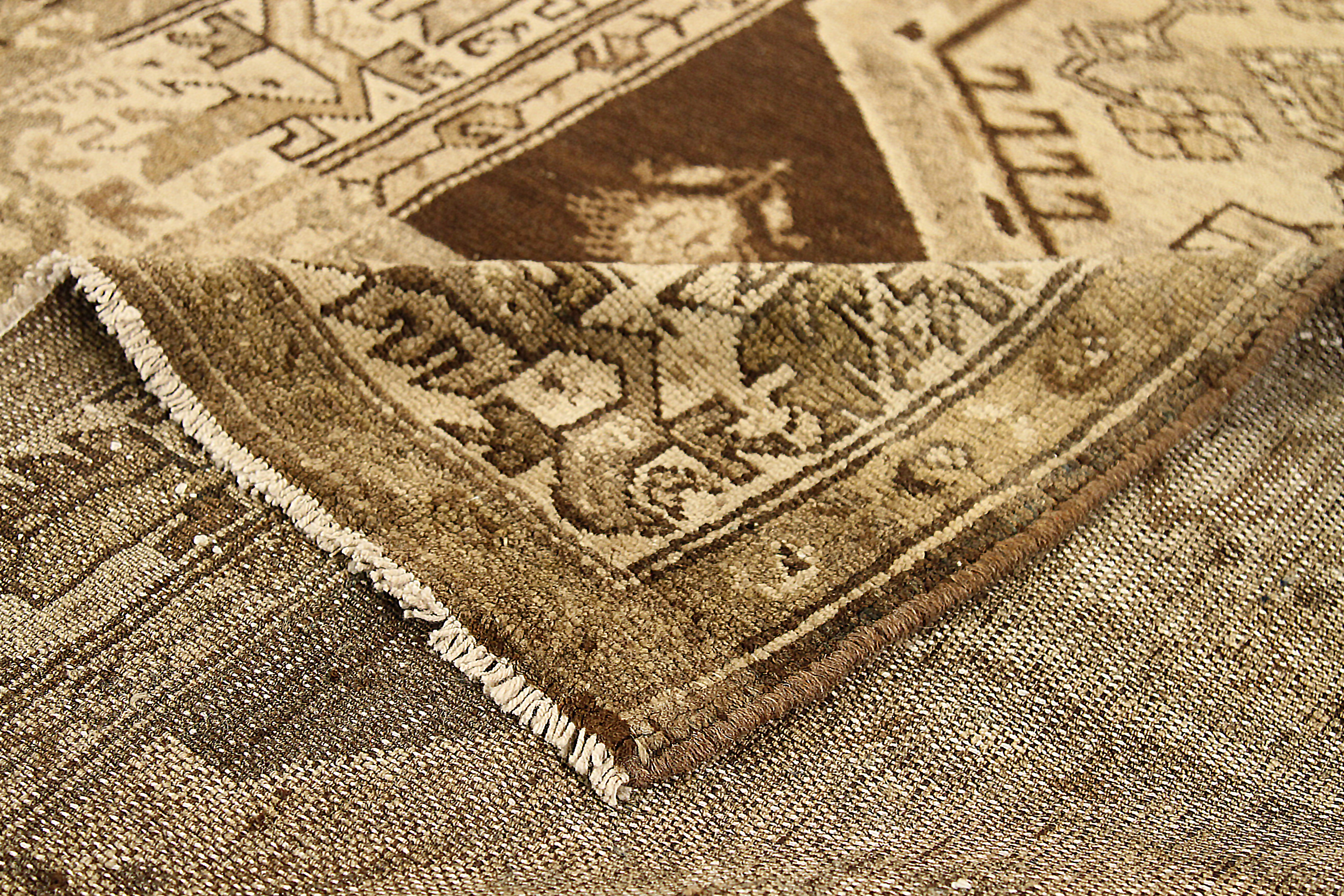 Thumbnail 2 for Antique Persian Zanjan Transitional Rug 52145