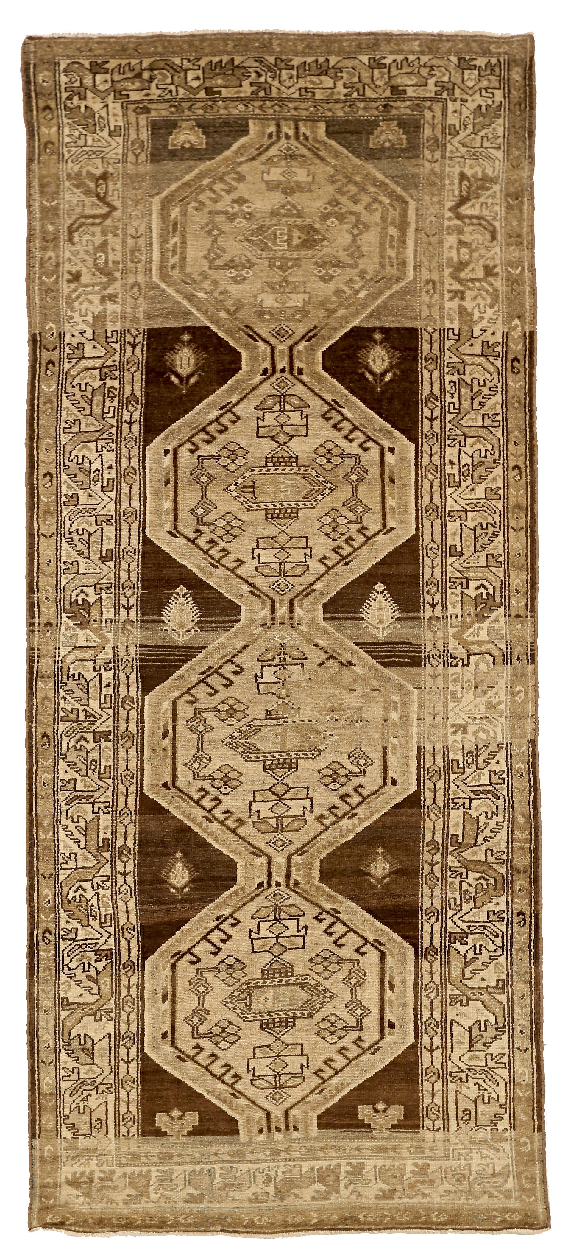 Thumbnail 7 for Antique Persian Zanjan Transitional Rug 52145