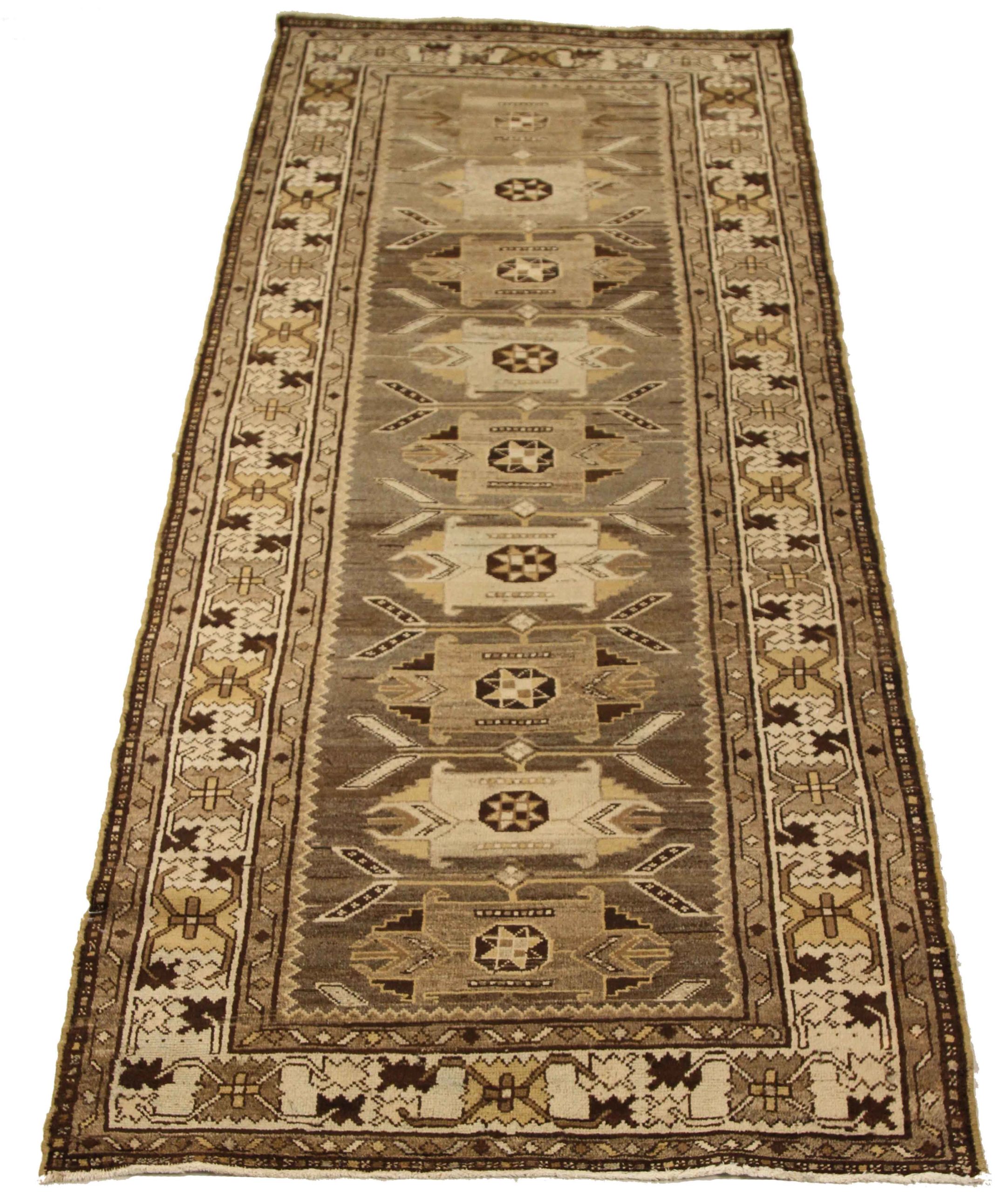 Thumbnail 6 for Antique Persian Saveh Transitional Rug 52137
