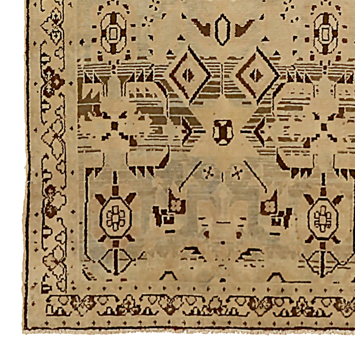 Thumbnail 7 for Antique Persian Malayer Transitional Rug 52139