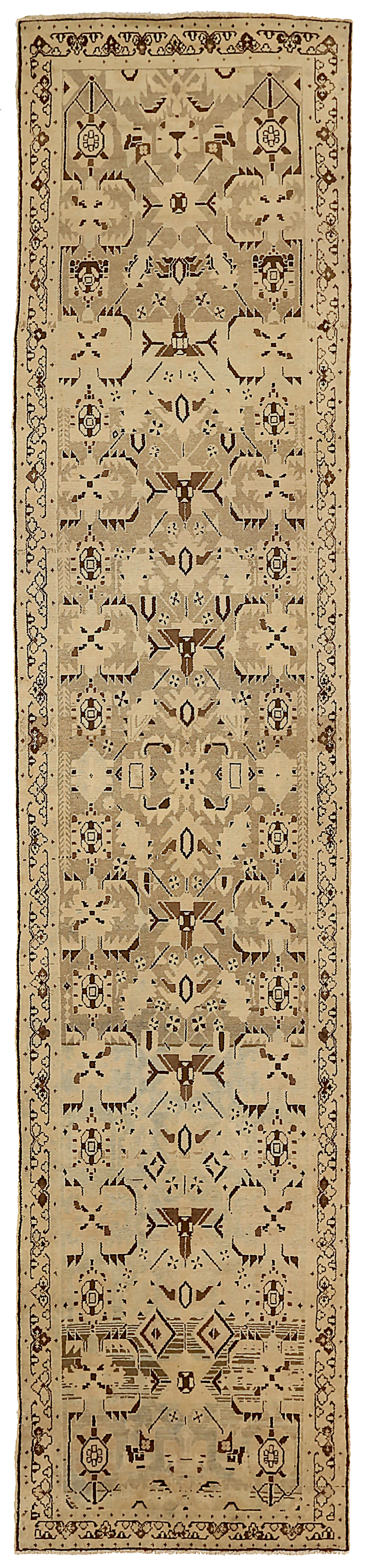 Thumbnail 3 for Antique Persian Malayer Transitional Rug 52139