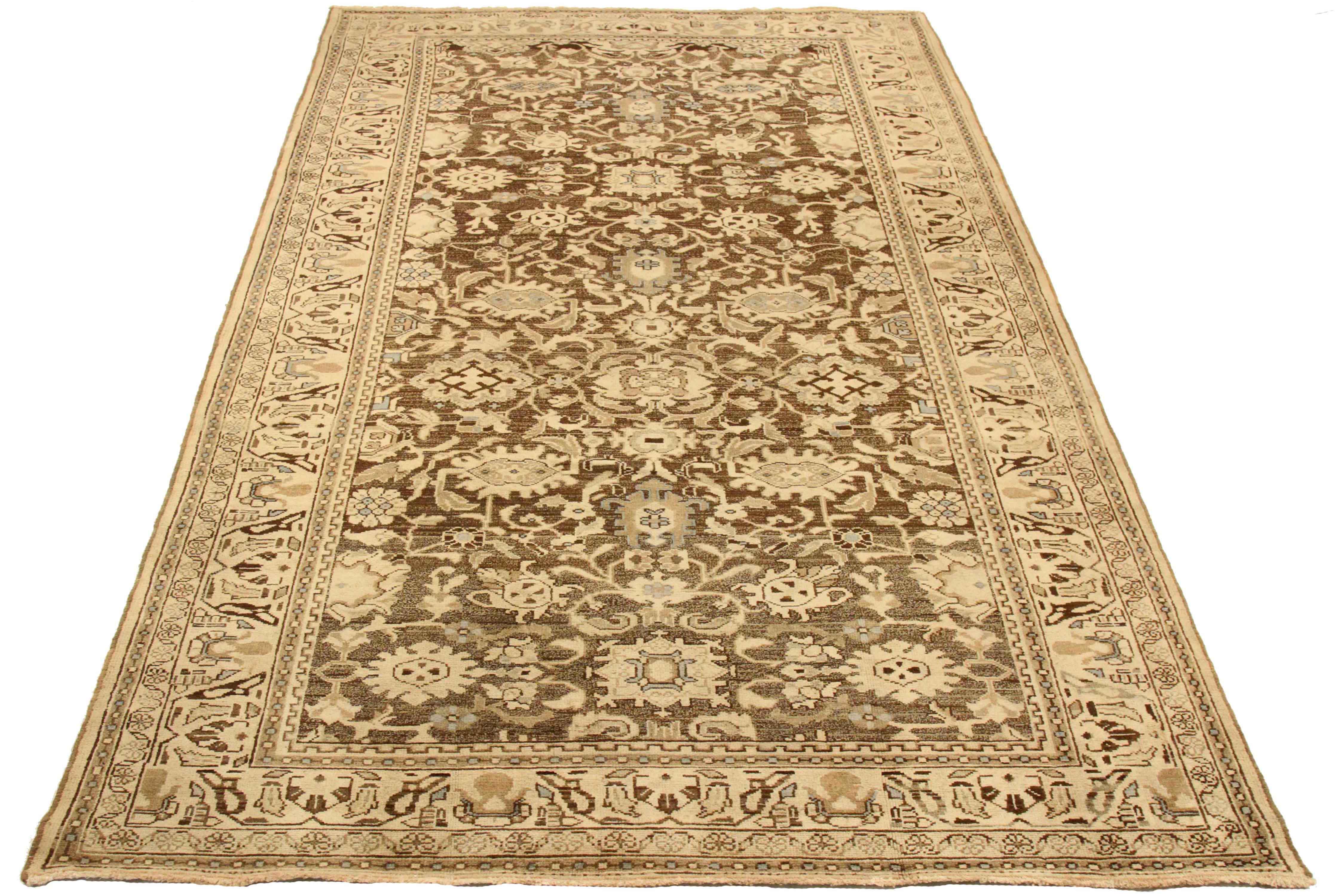 Thumbnail 3 for Antique Persian Malayer Traditional Rug 75885