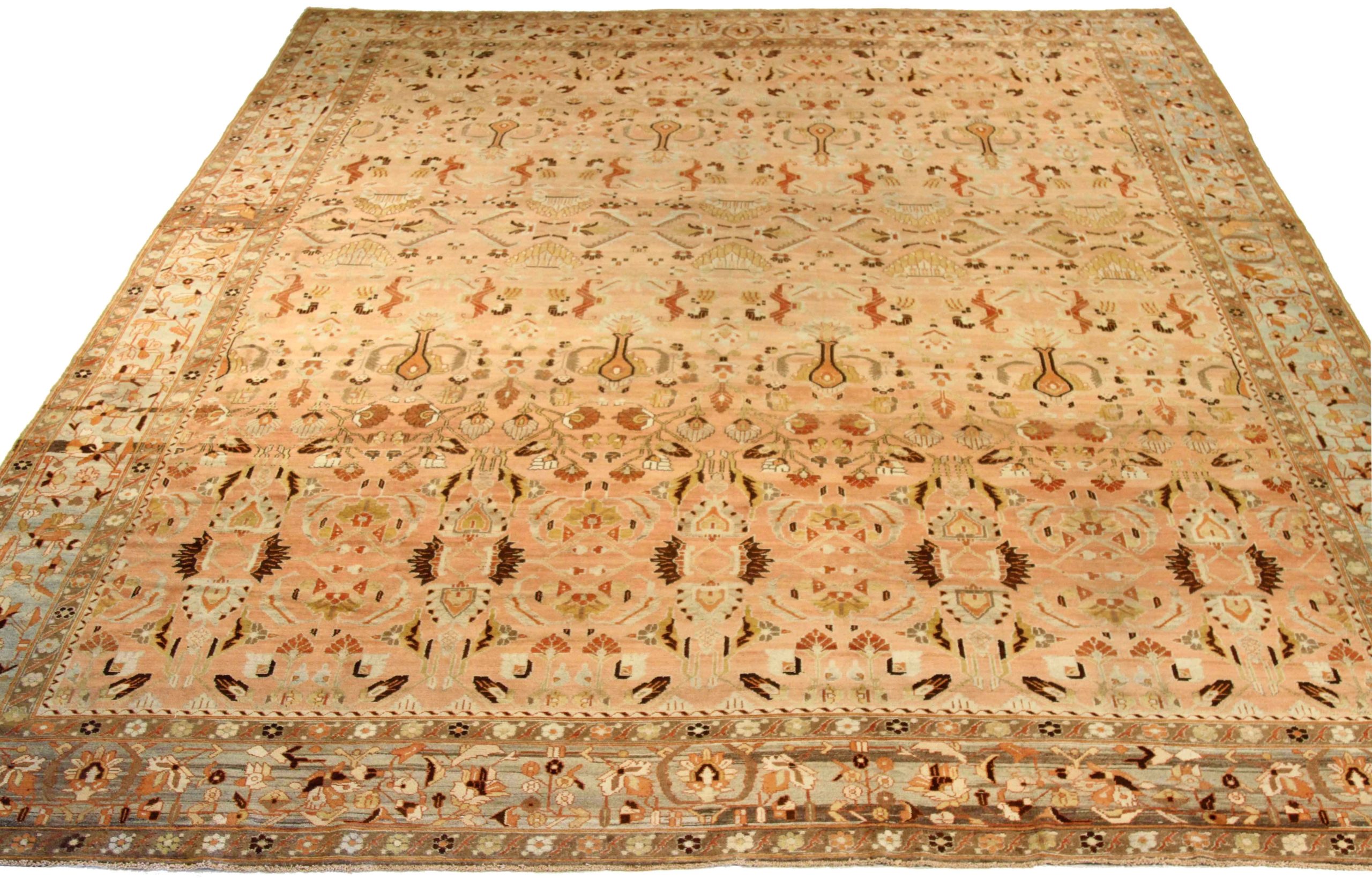 Thumbnail 10 for Antique Persian Kermanshah Traditional Rug 75887