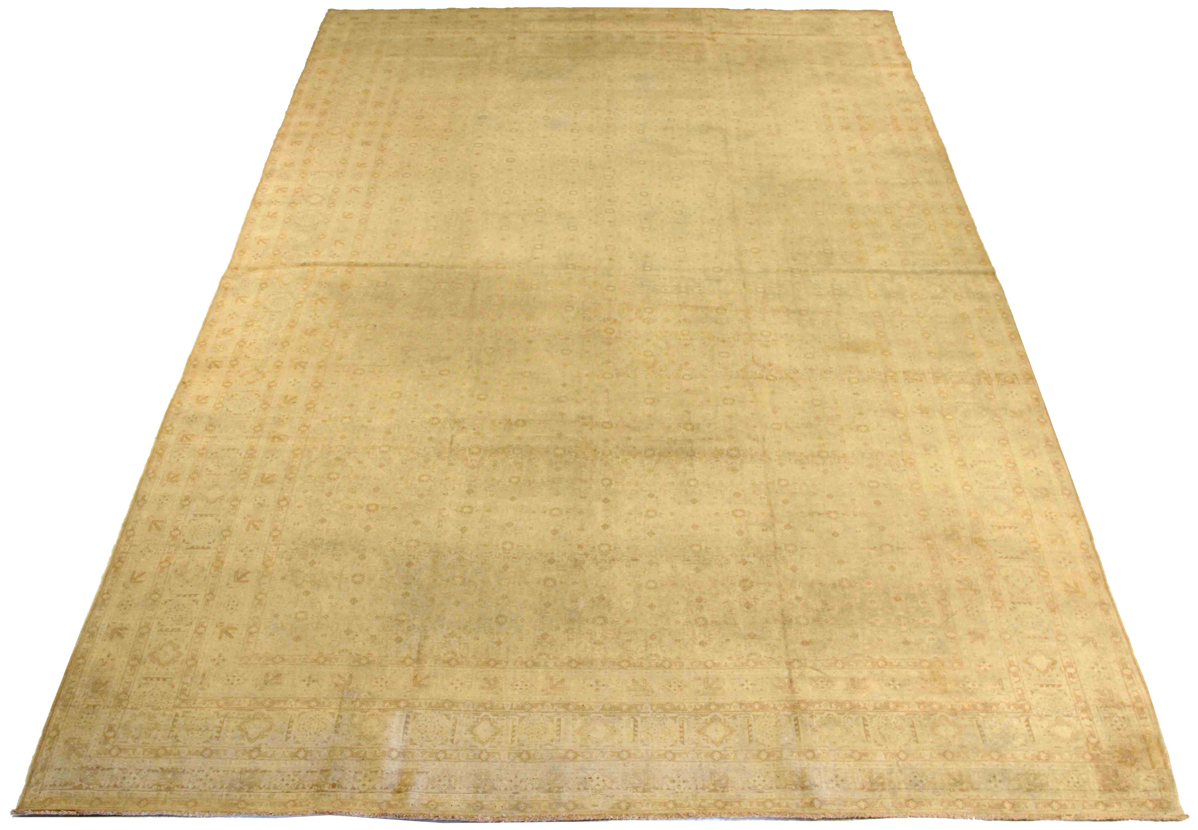 Thumbnail 10 for Antique Persian Tabriz Traditional Rug 75873