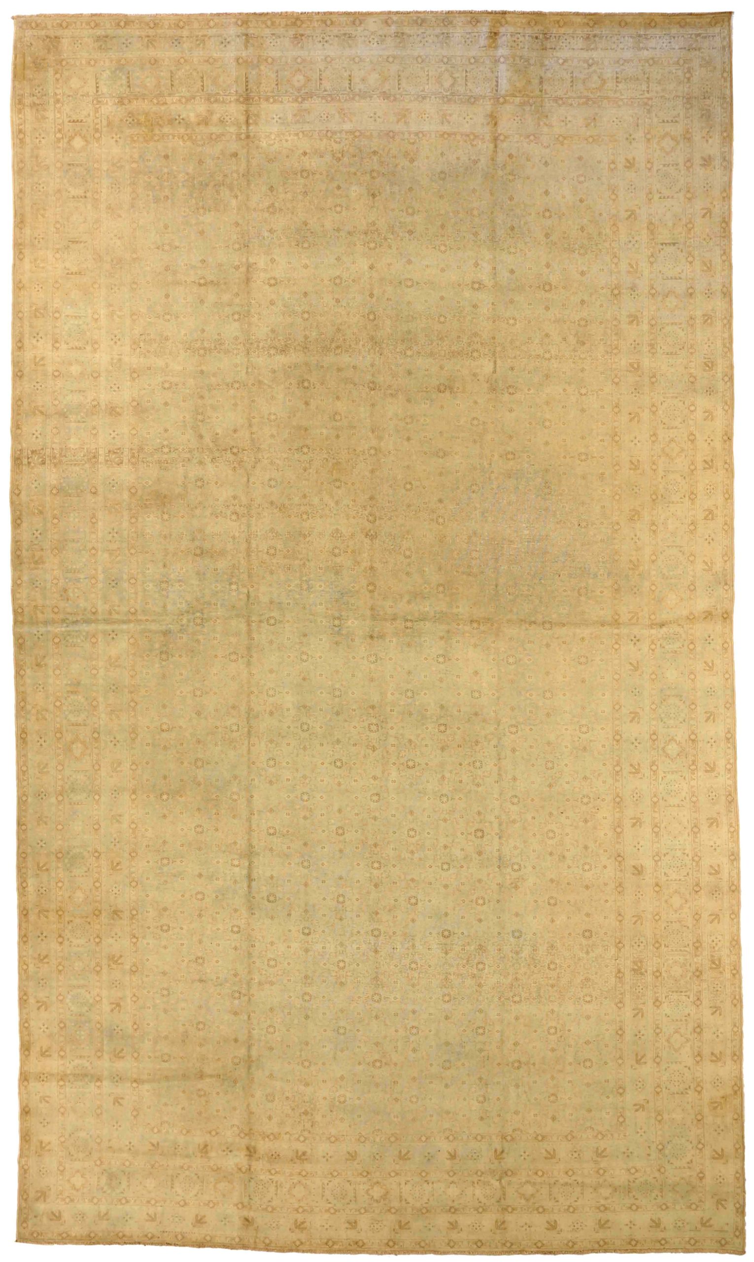 Thumbnail 7 for Antique Persian Tabriz Traditional Rug 75873