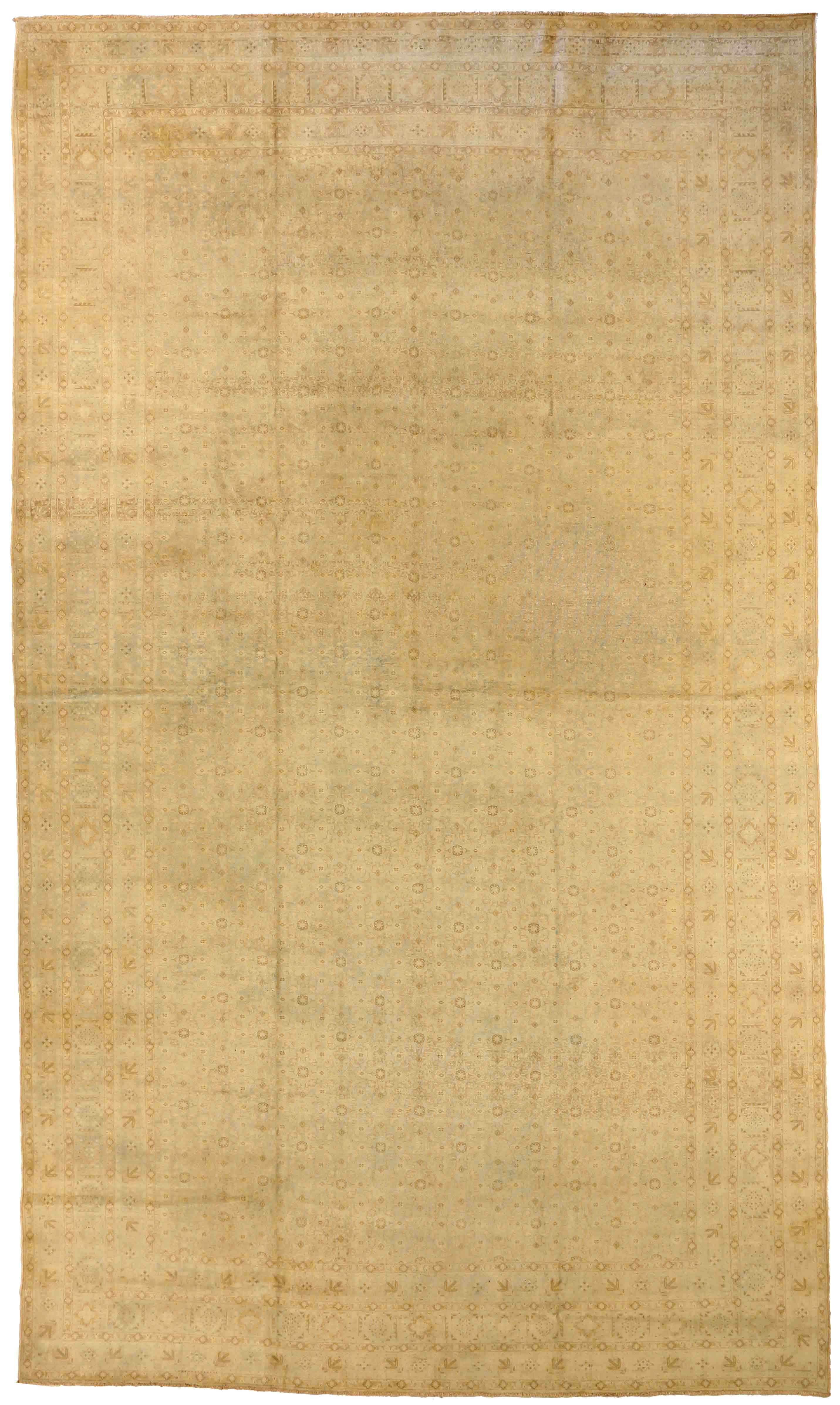 Thumbnail 8 for Antique Persian Tabriz Traditional Rug 75873