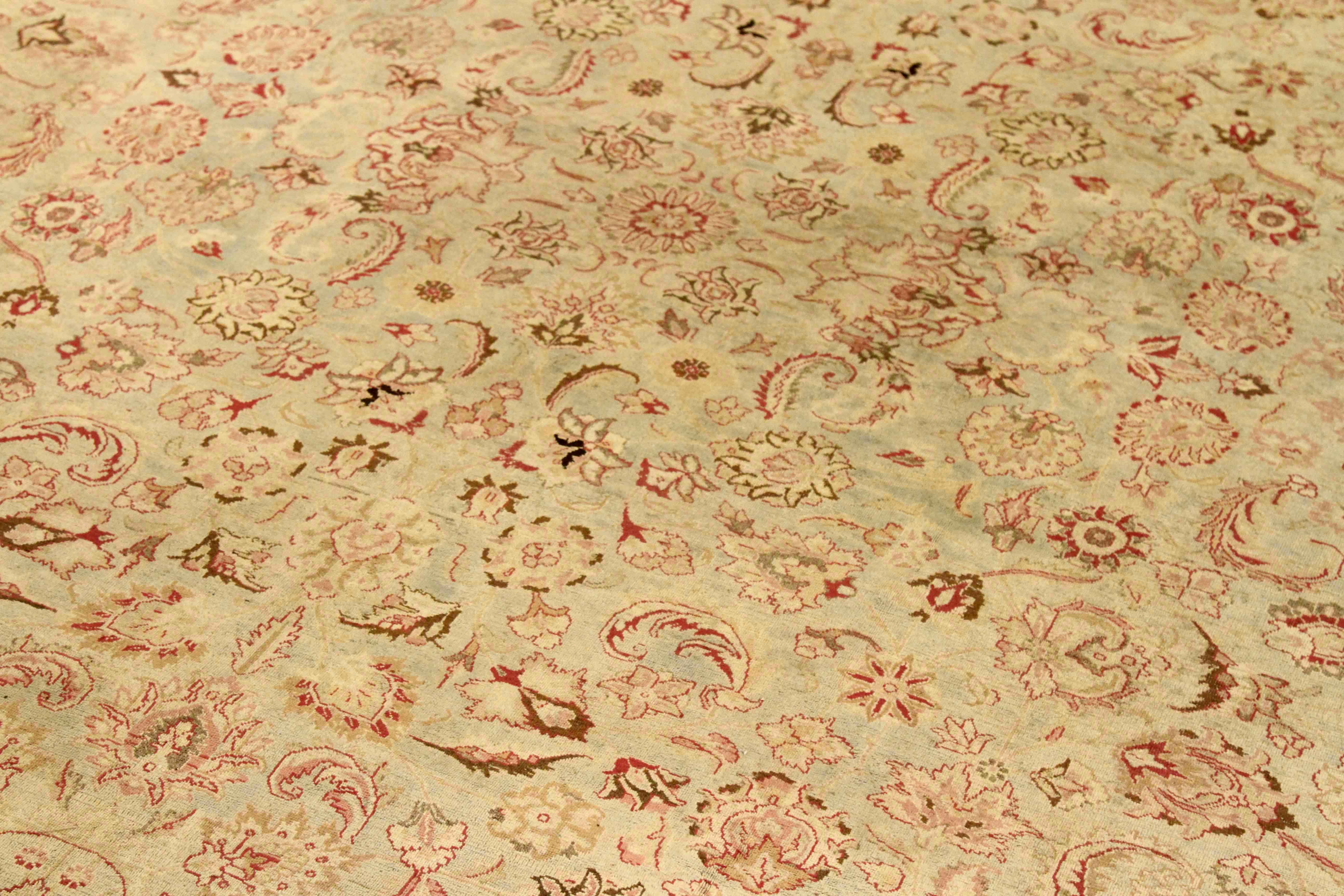 Thumbnail 8 for Antique Persian Mashad Traditional Rug 75874