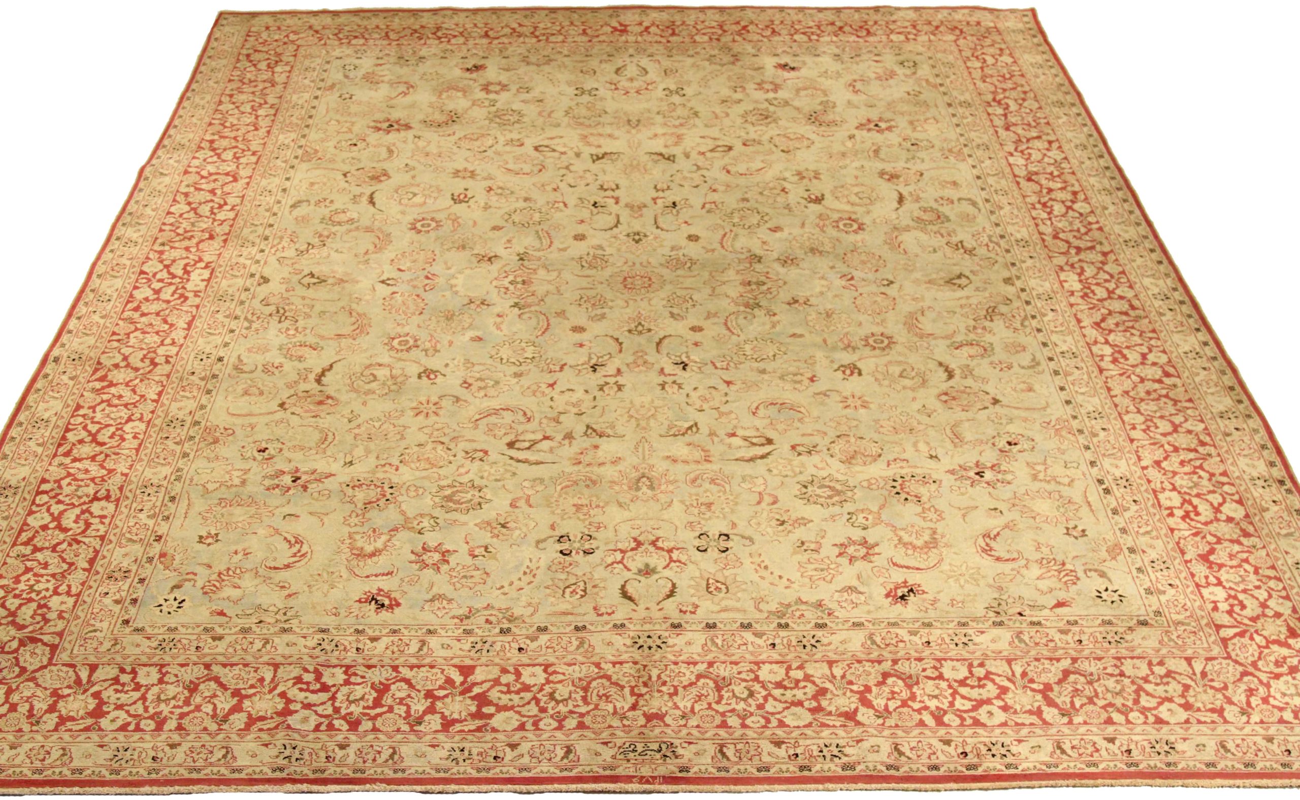 Thumbnail 11 for Antique Persian Mashad Traditional Rug 75874