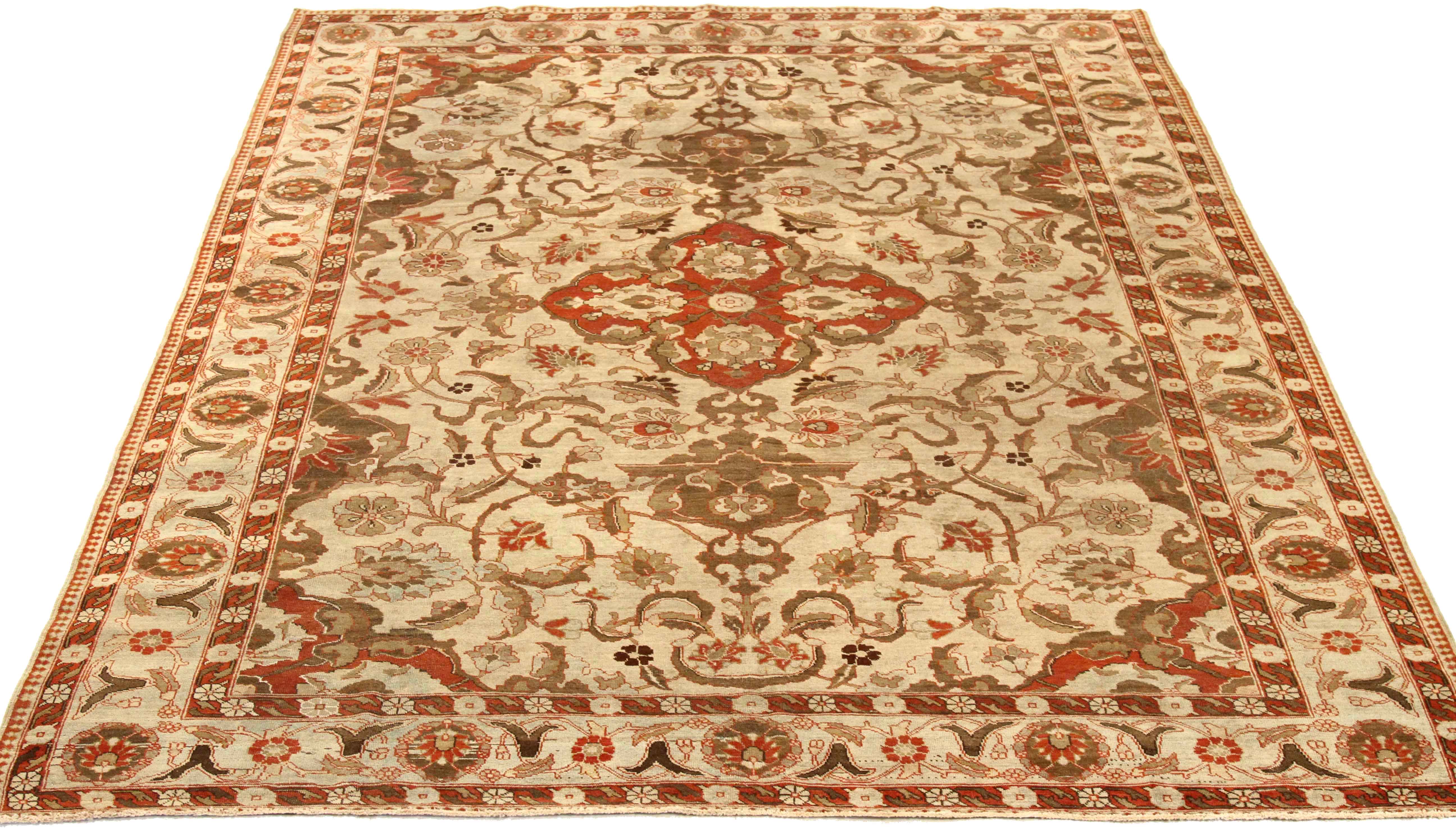 Thumbnail 4 for Antique Persian Traditional Rug 75876