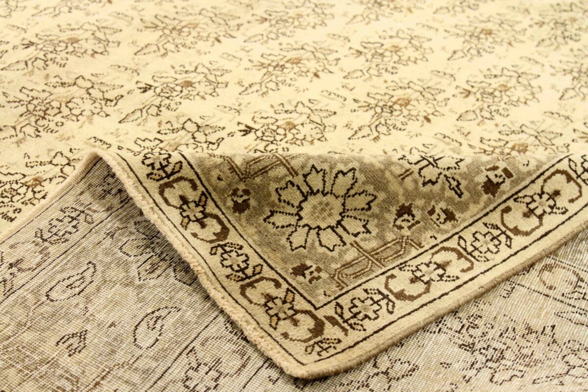 Thumbnail 15 for Antique Persian Tabriz Traditional Rug 75877