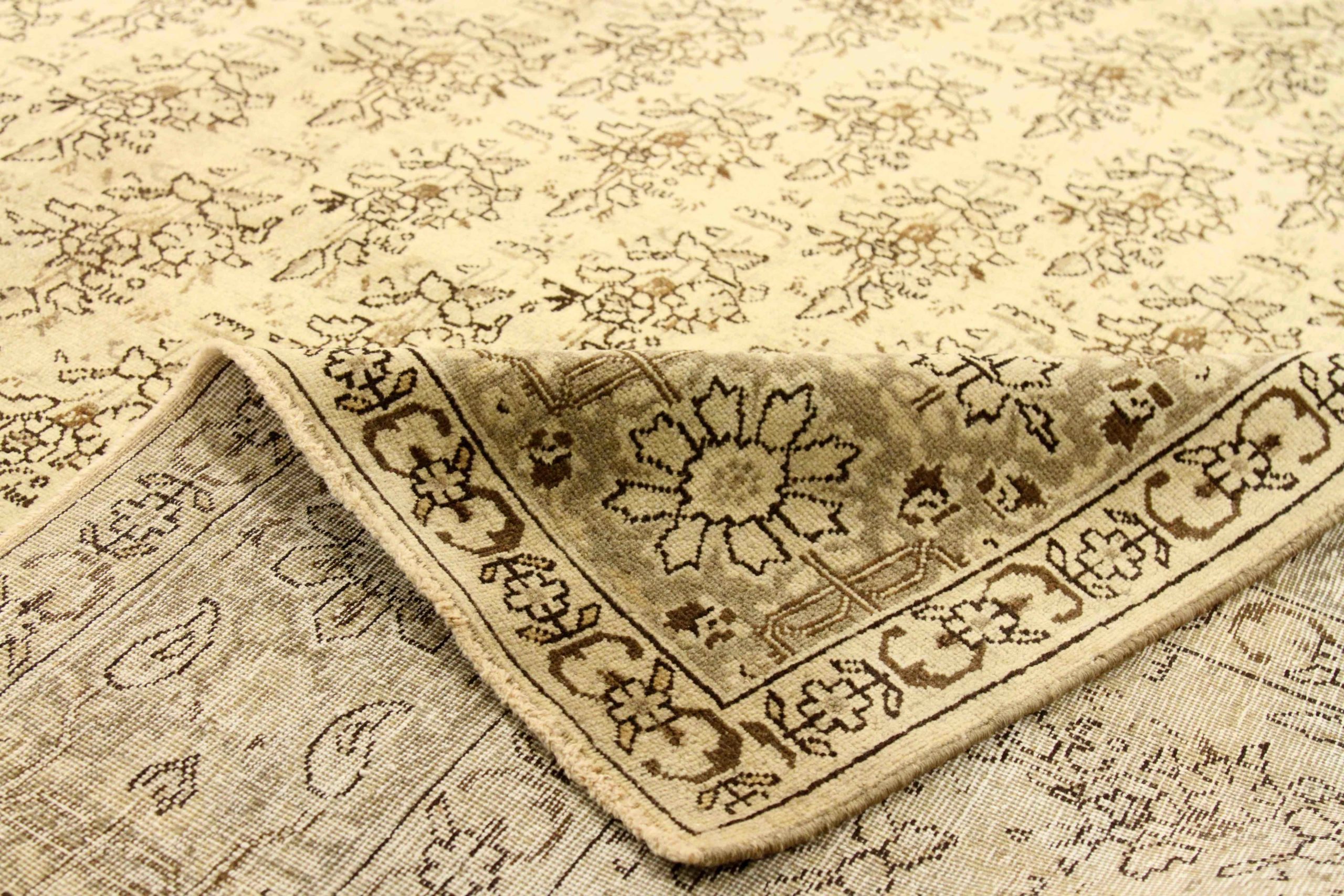 Thumbnail 12 for Antique Persian Tabriz Traditional Rug 75877