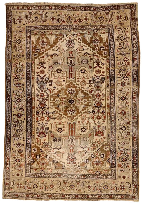 Thumbnail 13 for Antique Persian Bijar Traditional Rug 75915