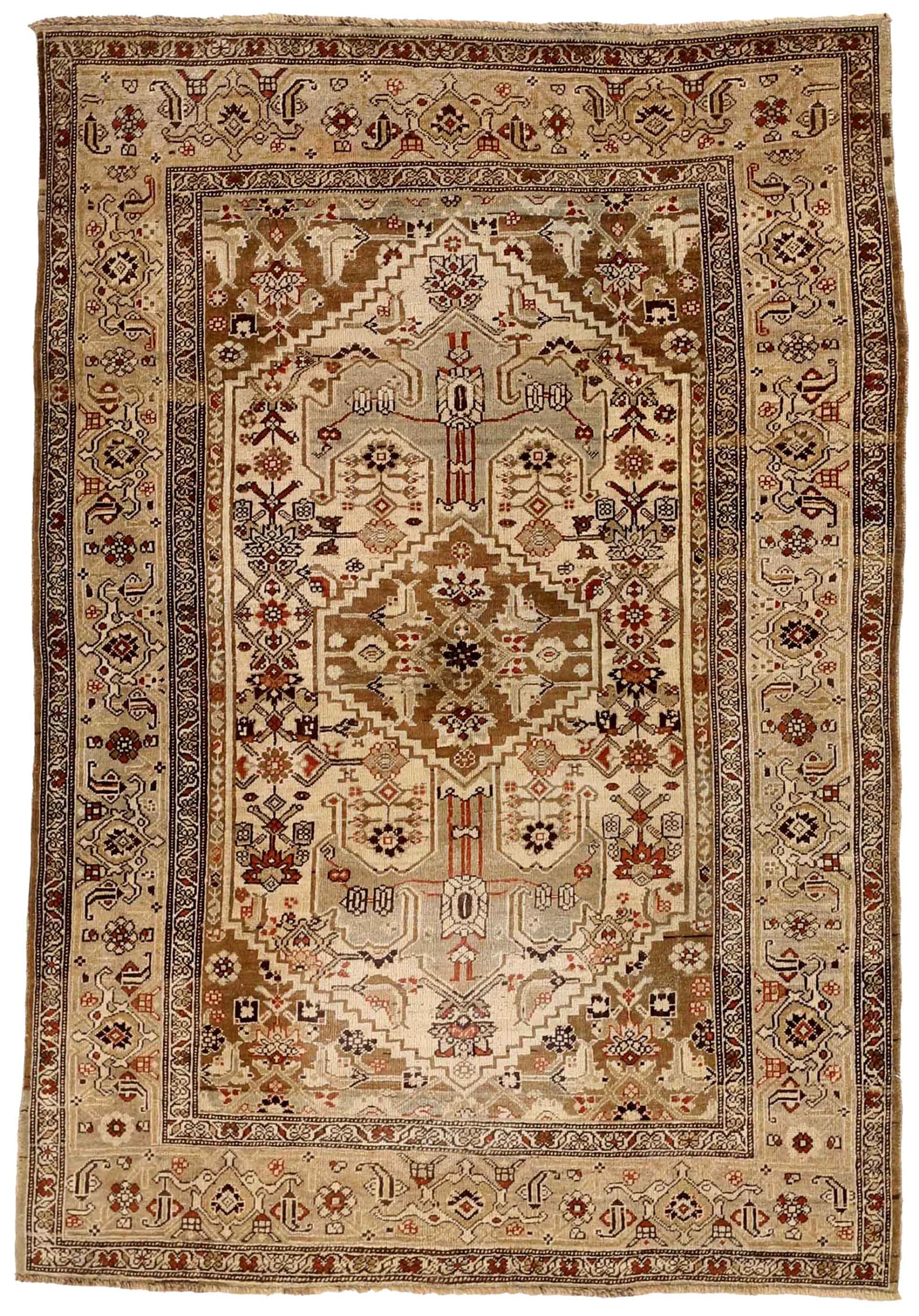 Thumbnail 3 for Antique Persian Bijar Traditional Rug 75915