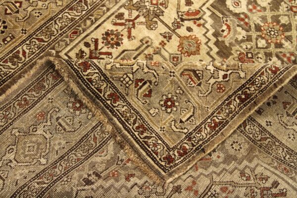 Thumbnail 14 for Antique Persian Bijar Traditional Rug 75917