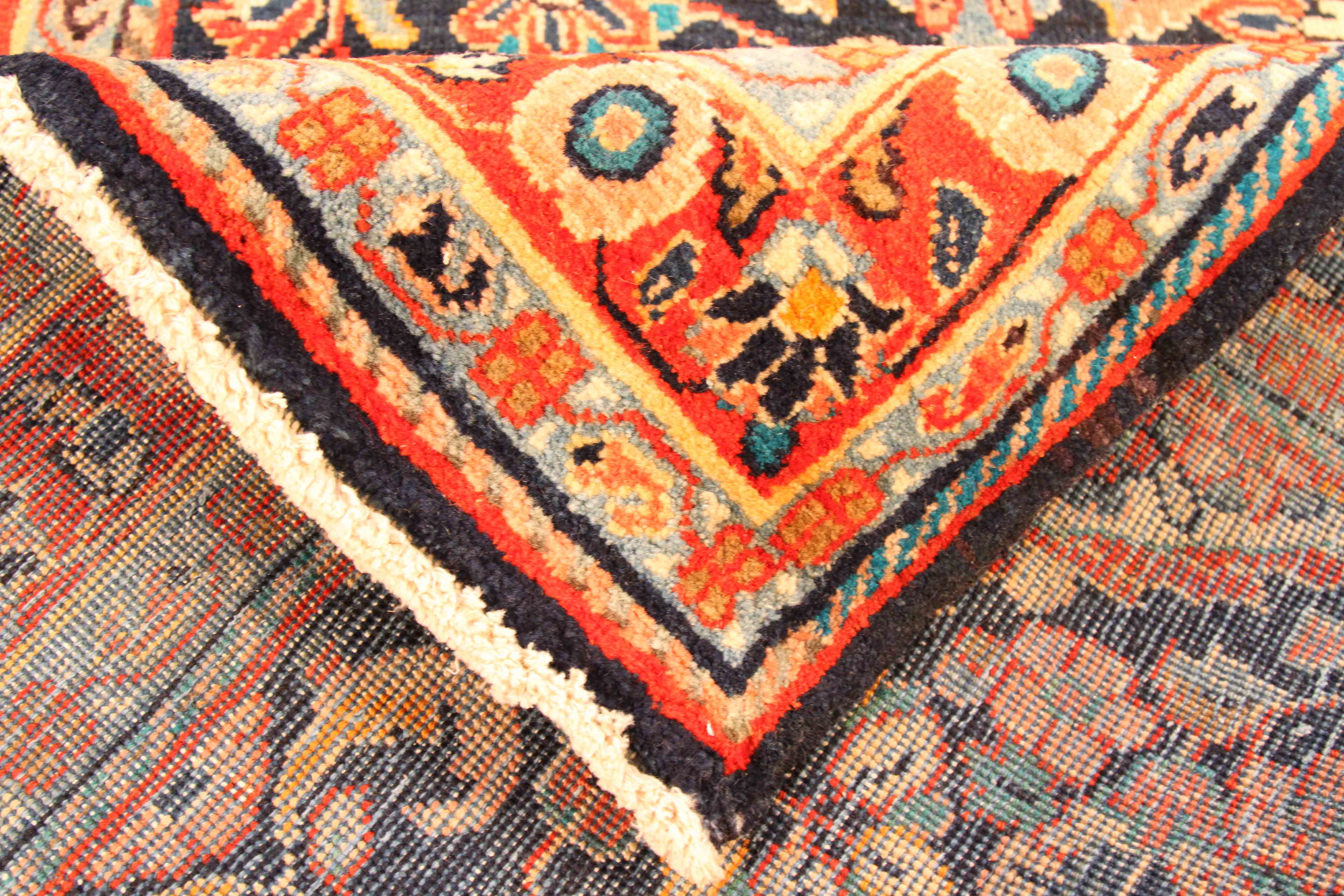 Thumbnail 4 for Antique Persian Mahal Traditional Rug 70076