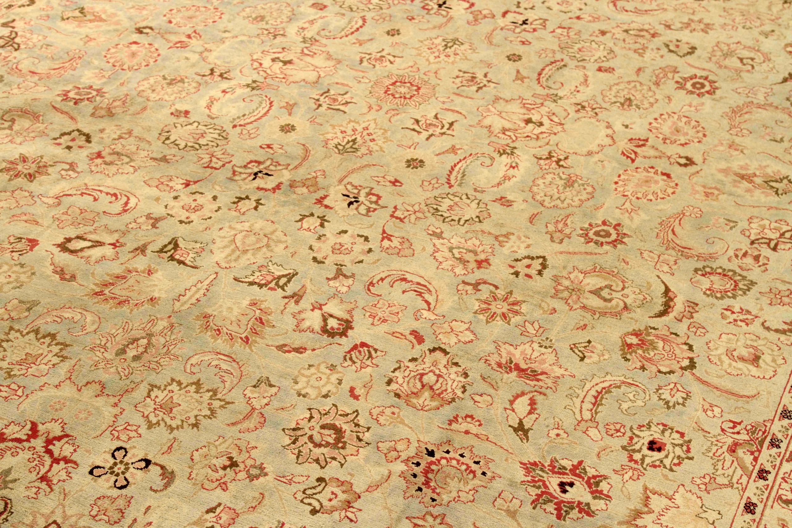 Thumbnail 8 for Antique Persian Mashad Traditional Rug 75899