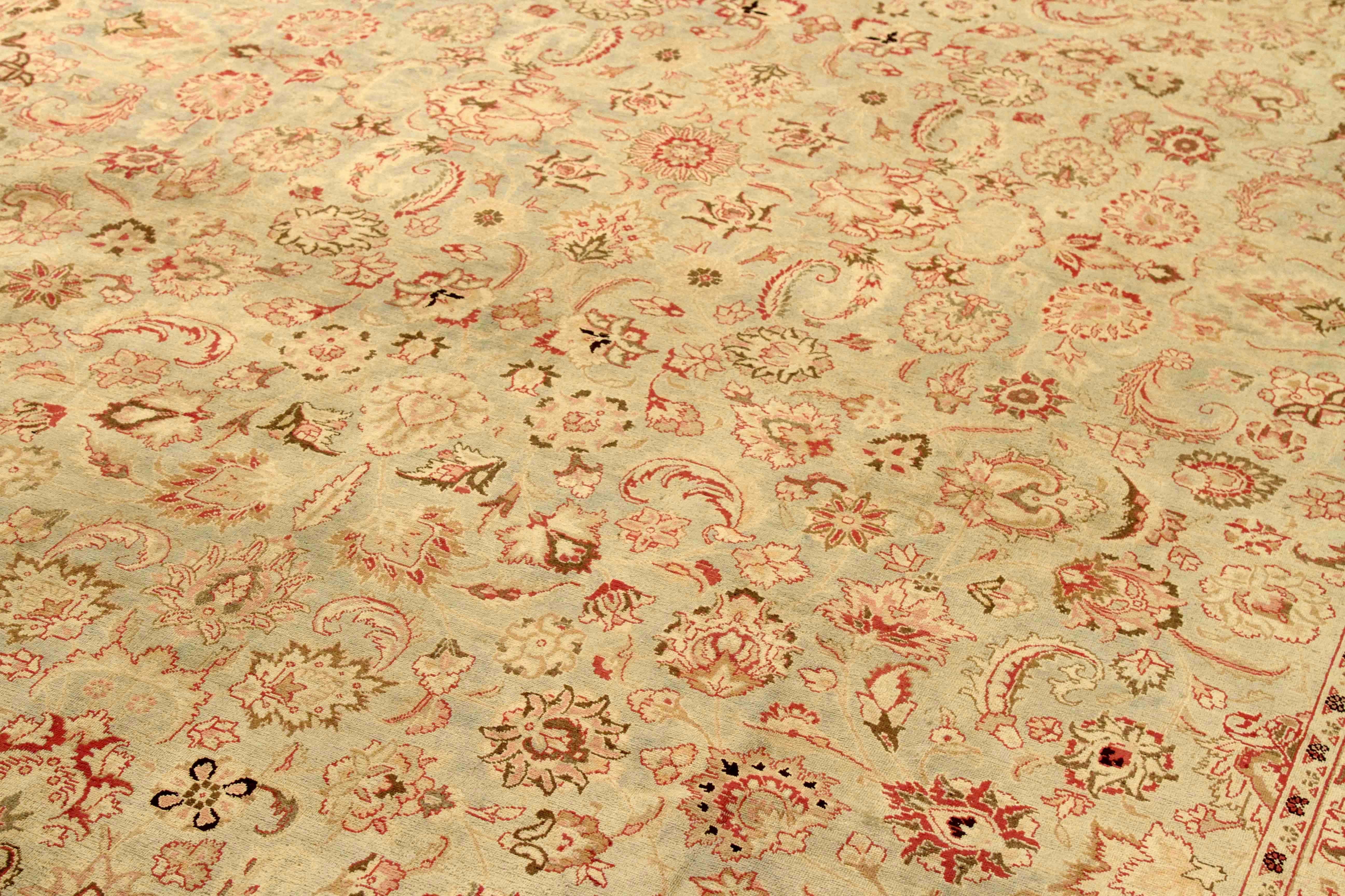 Thumbnail 4 for Antique Persian Mashad Traditional Rug 75899