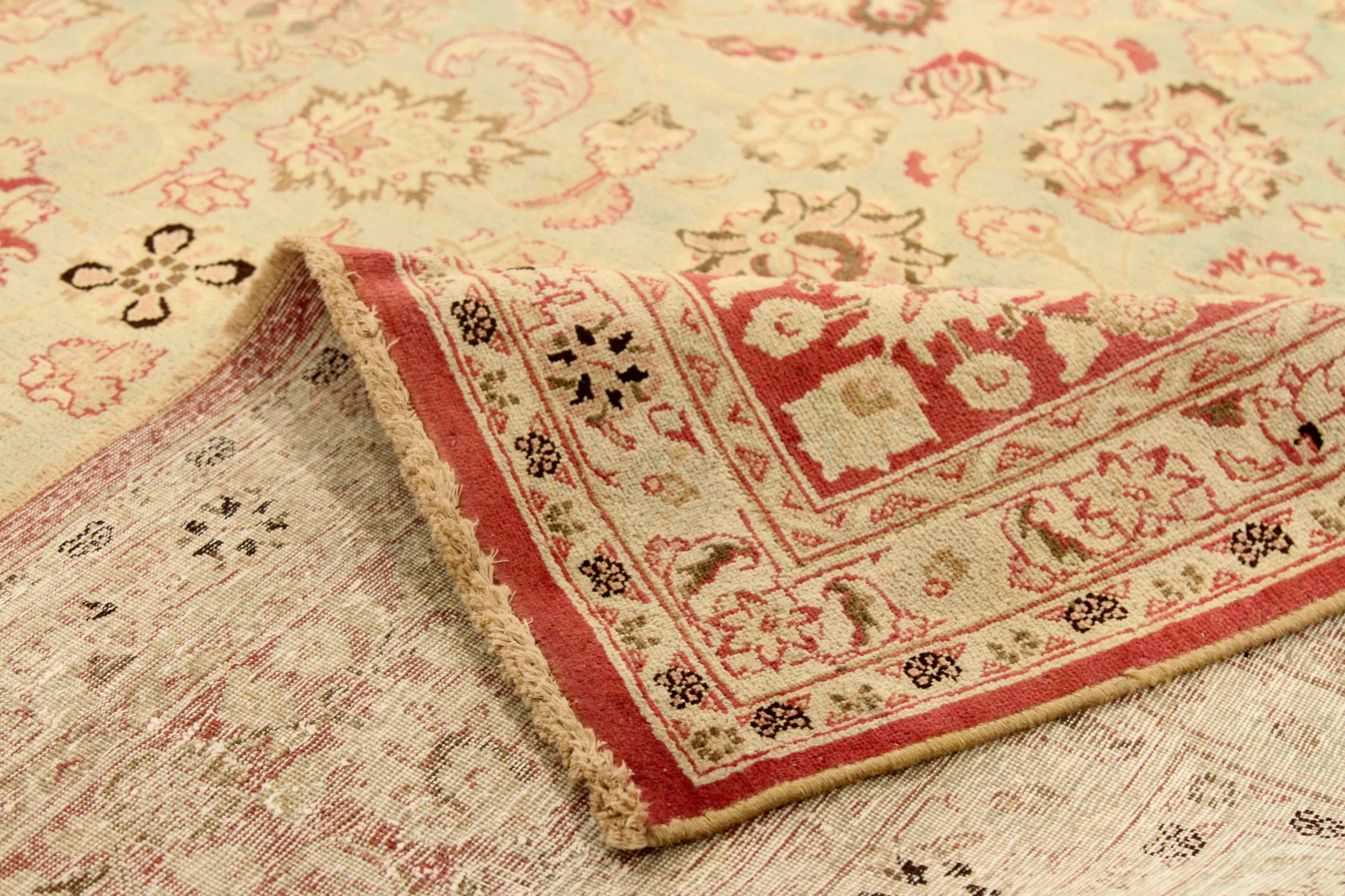 Thumbnail 10 for Antique Persian Mashad Traditional Rug 75899