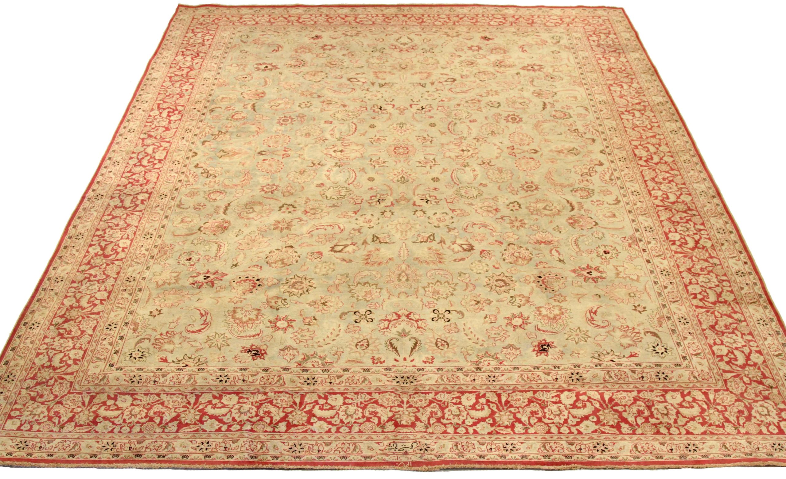 Thumbnail 12 for Antique Persian Mashad Traditional Rug 75899