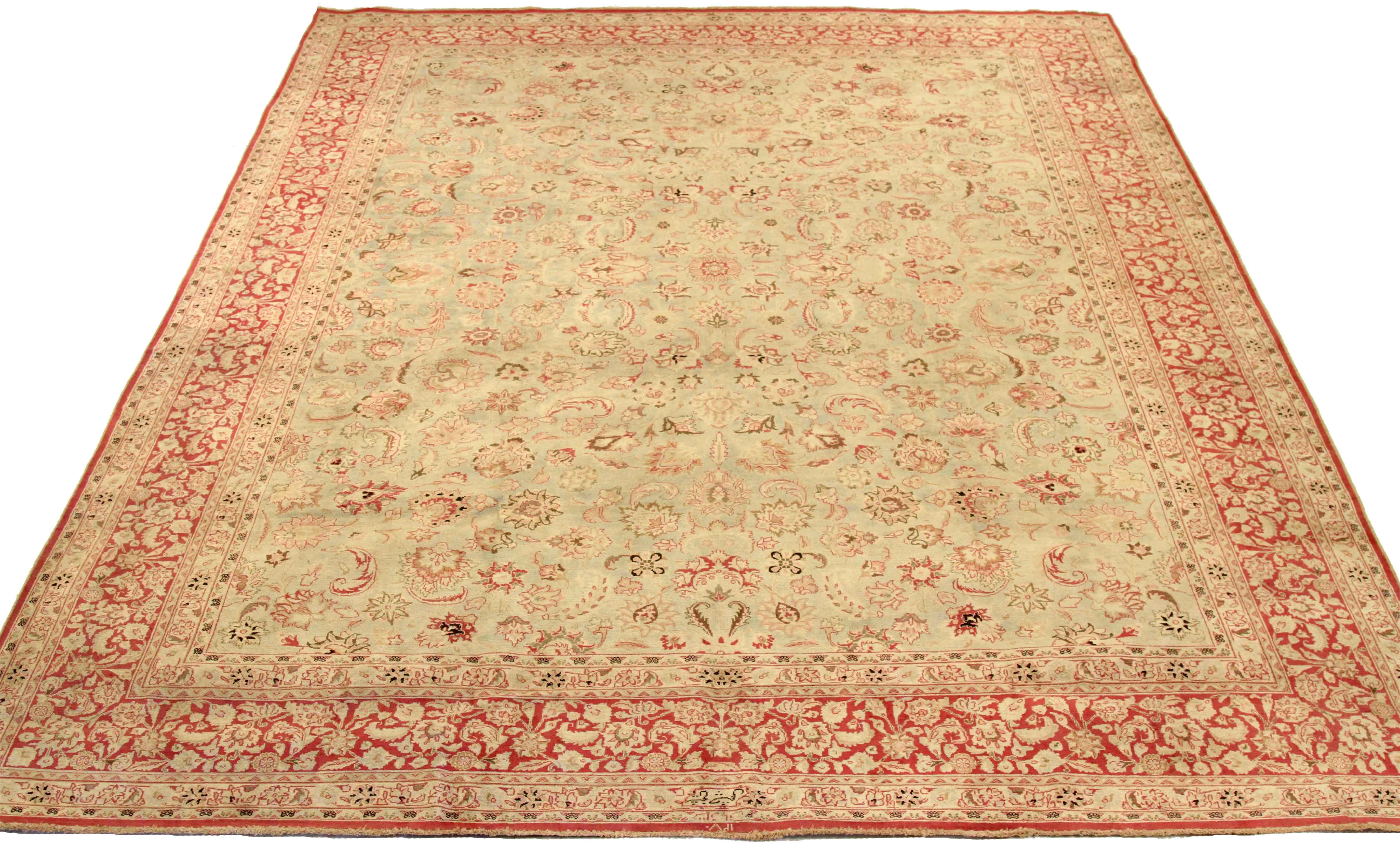 Thumbnail 6 for Antique Persian Mashad Traditional Rug 75899