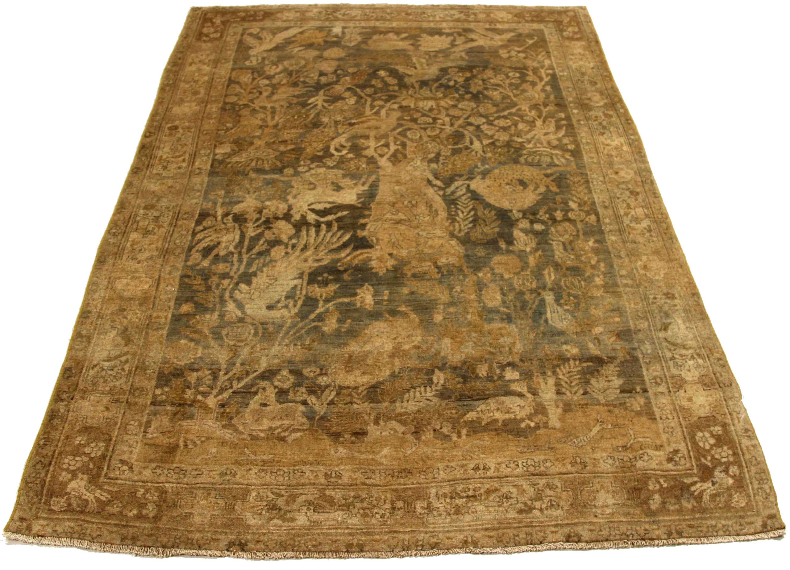 Thumbnail 6 for Antique Persian Malayer Traditional Rug 75900