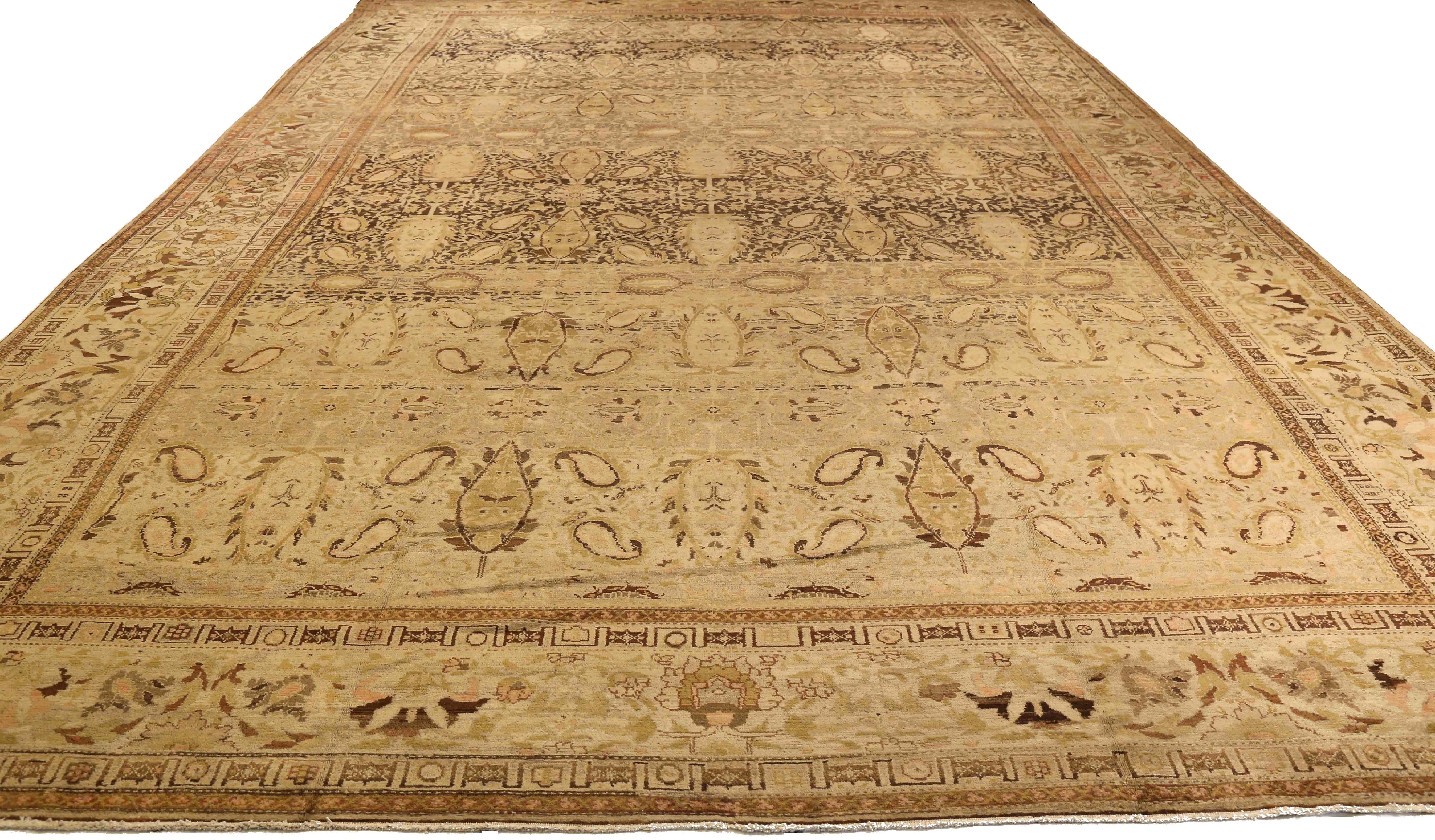 Thumbnail 3 for Antique Persian Malayer Transitional Rug 75901
