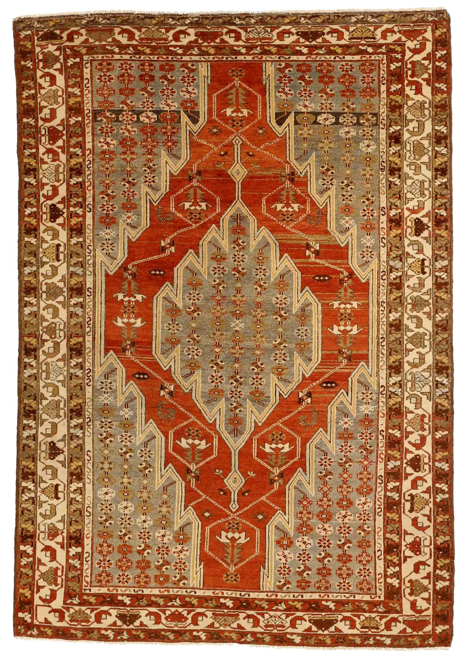 Thumbnail 4 for Antique Persian Malayer Traditional Rug 75905