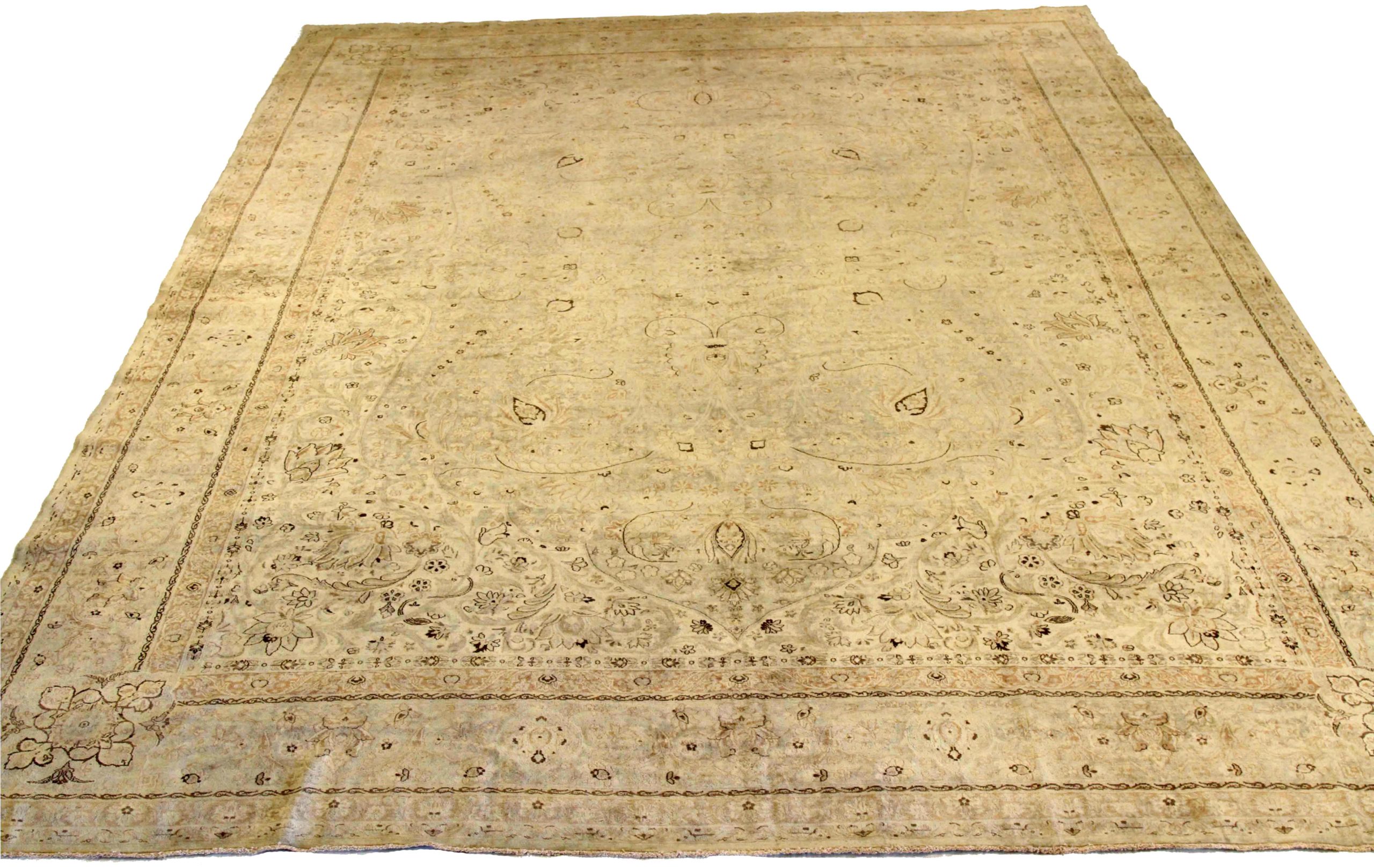 Thumbnail 12 for Antique Persian Kerman Traditional Rug 75892