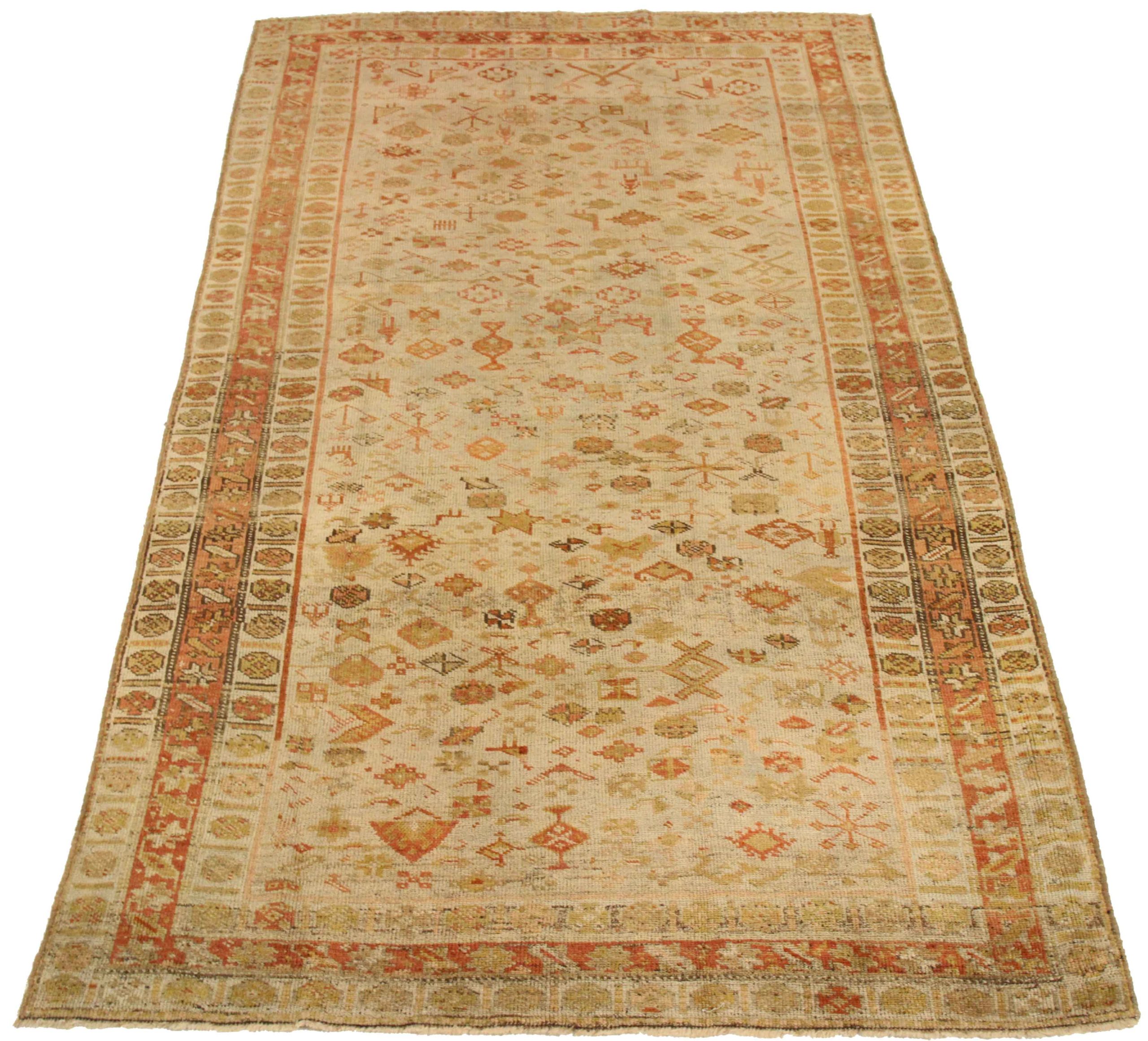 Thumbnail 2 for Antique Persian Bijar Traditional Rug 75896